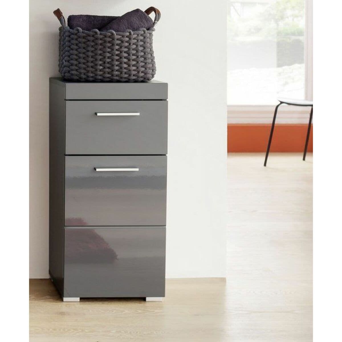 Mueble Auxiliar Trendteam Gris 37 x 31 x 79 cm - Image 2