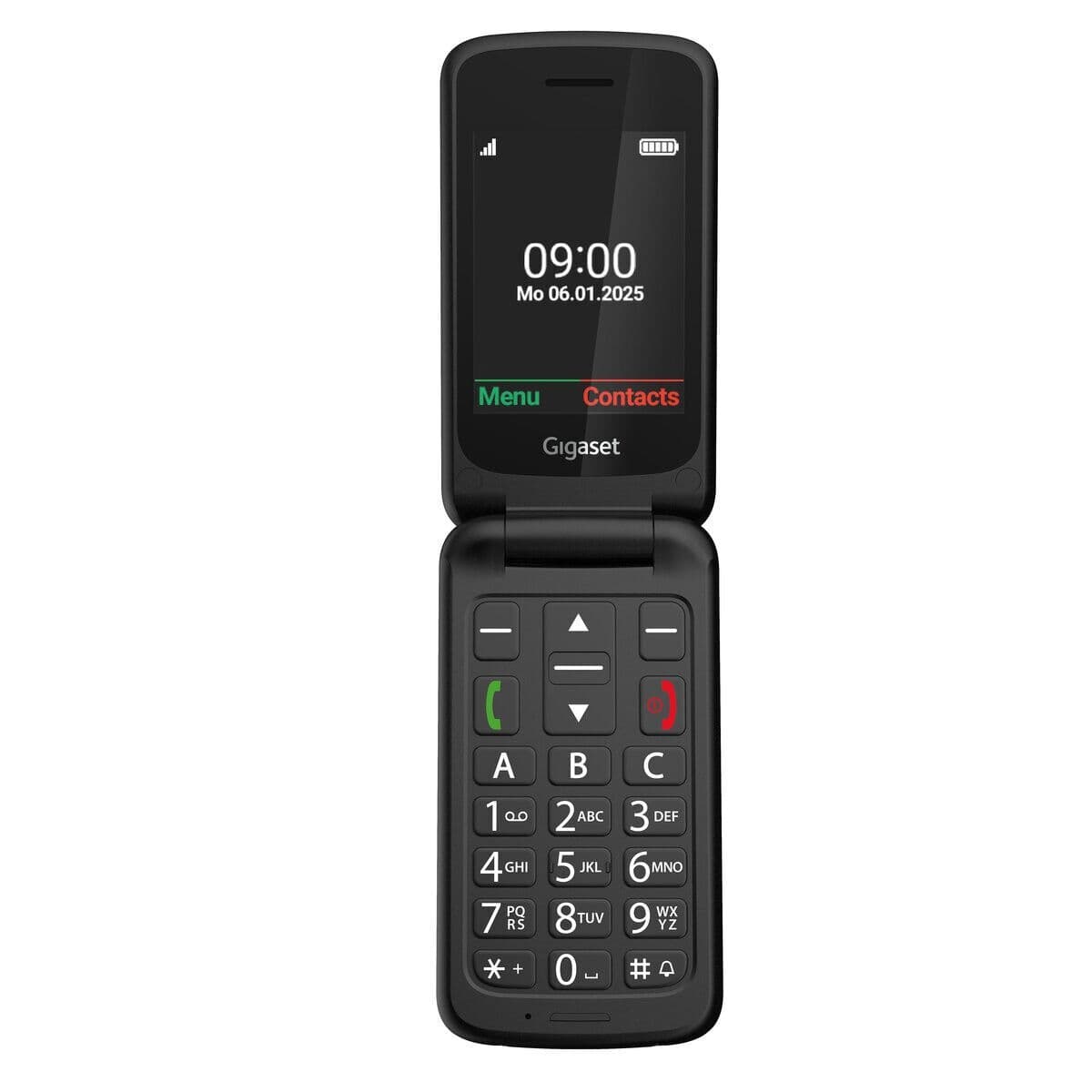 Mobiltelefon für ältere Erwachsene Gigaset GL595 Schwarz 2,8"
