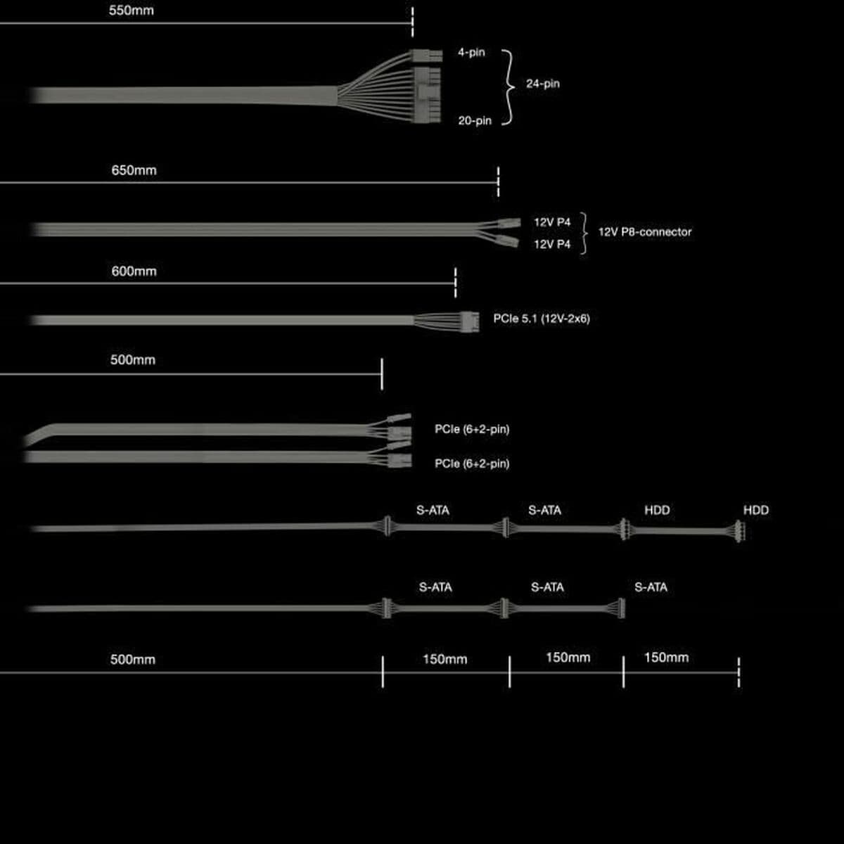 Strömtillförsel Be Quiet! BP024EU ATX 550 W 80 Plus Gold - Image 21