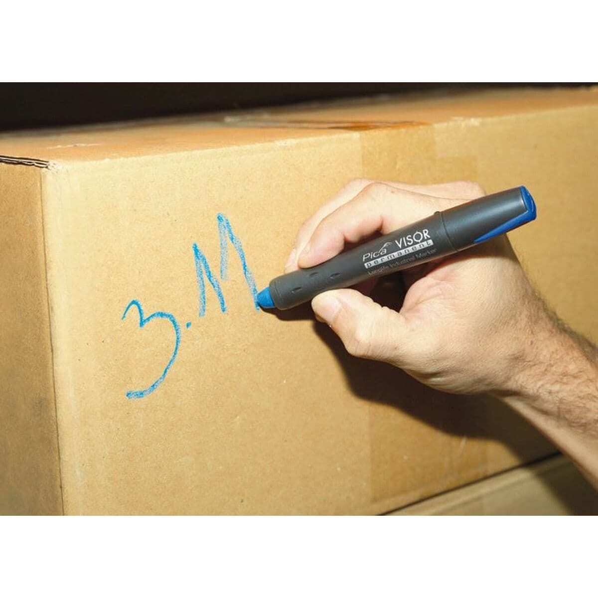 Markierungsstift Pica Blau Weiß Schwarz - Image 15