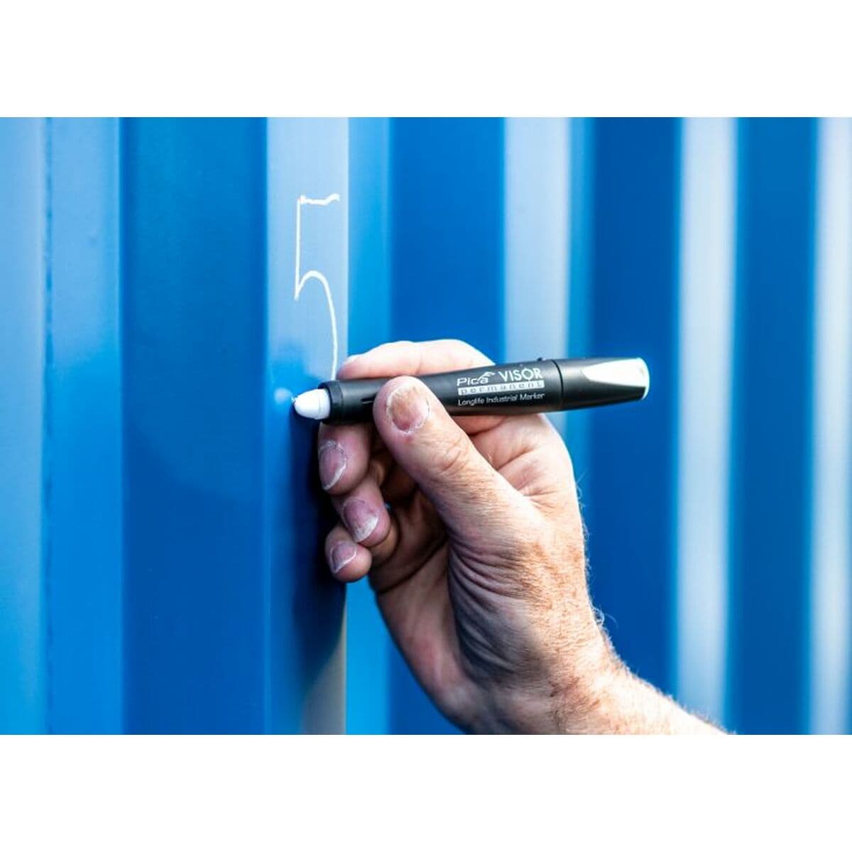 Markierungsstift Pica Blau Weiß Schwarz - Image 24