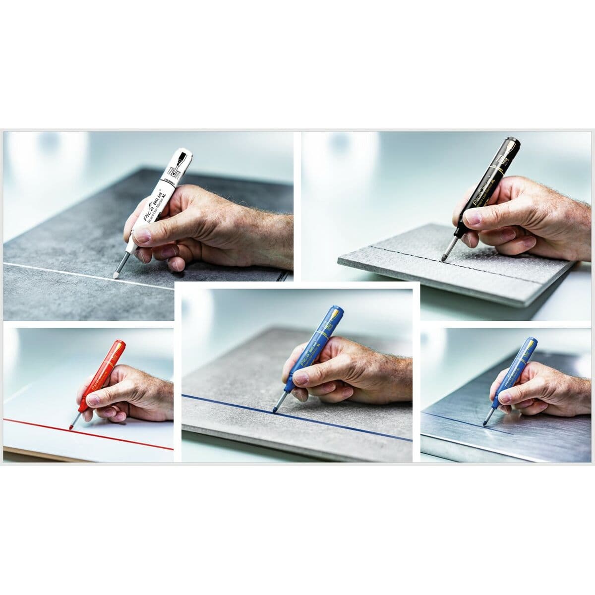 Markeerstift Pica BIG Ink XL Rood - Image 4