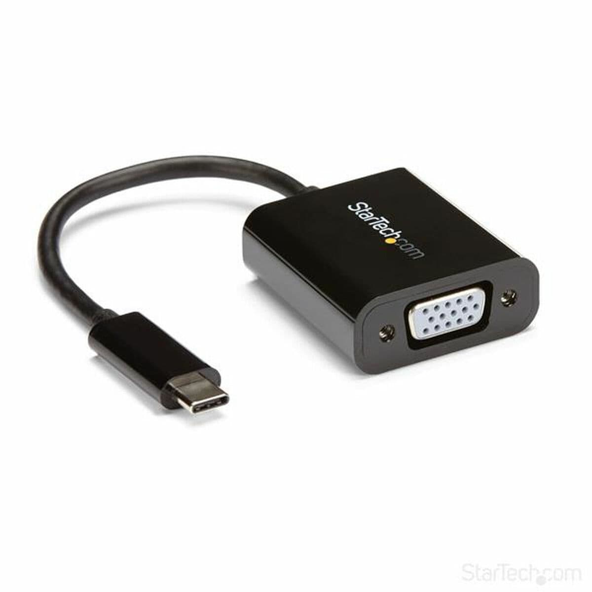 USB C till VGA Adapter Startech CDP2VGA              Svart