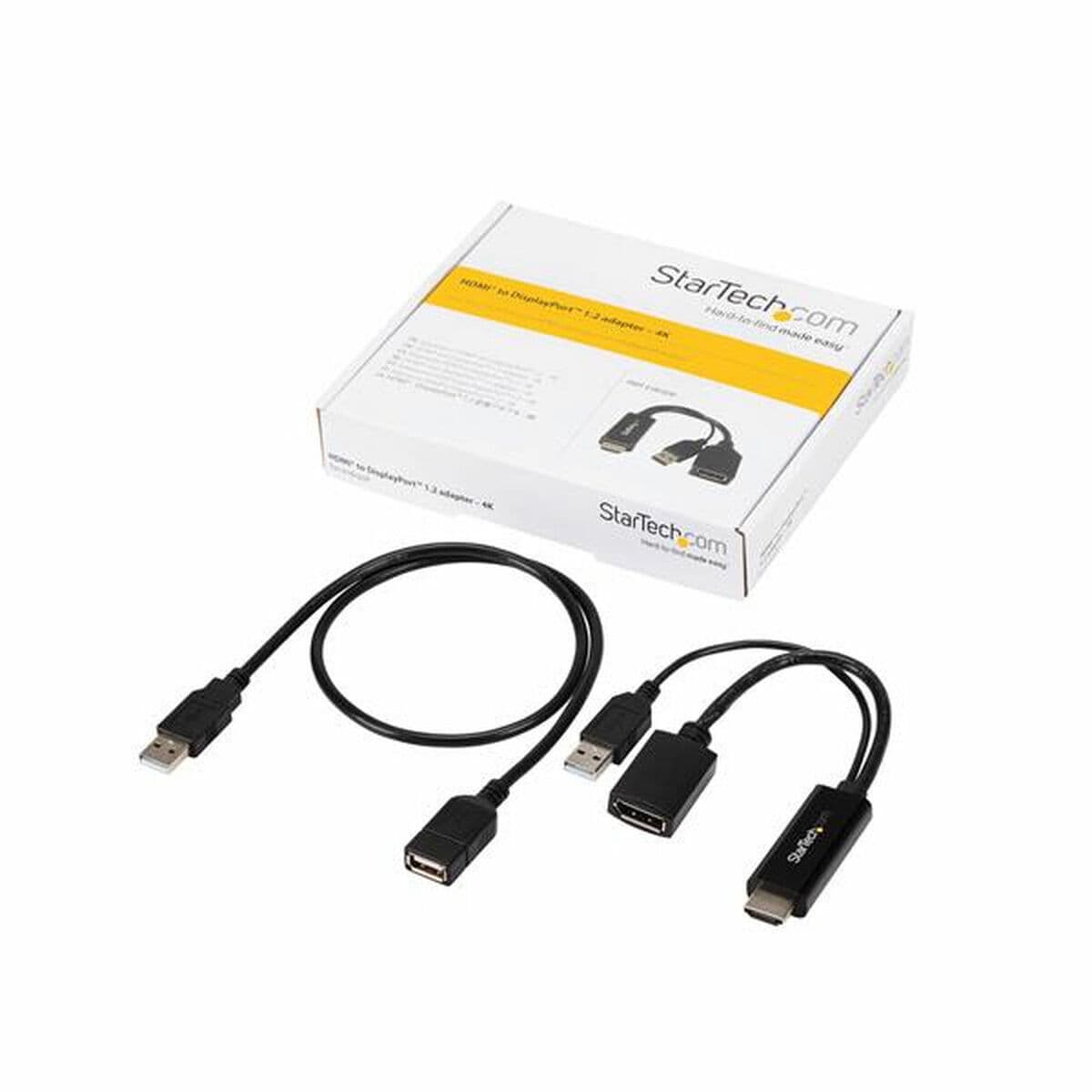 DisplayPort to HDMI Adapter Startech HD2DP                Black 4K - Image 3