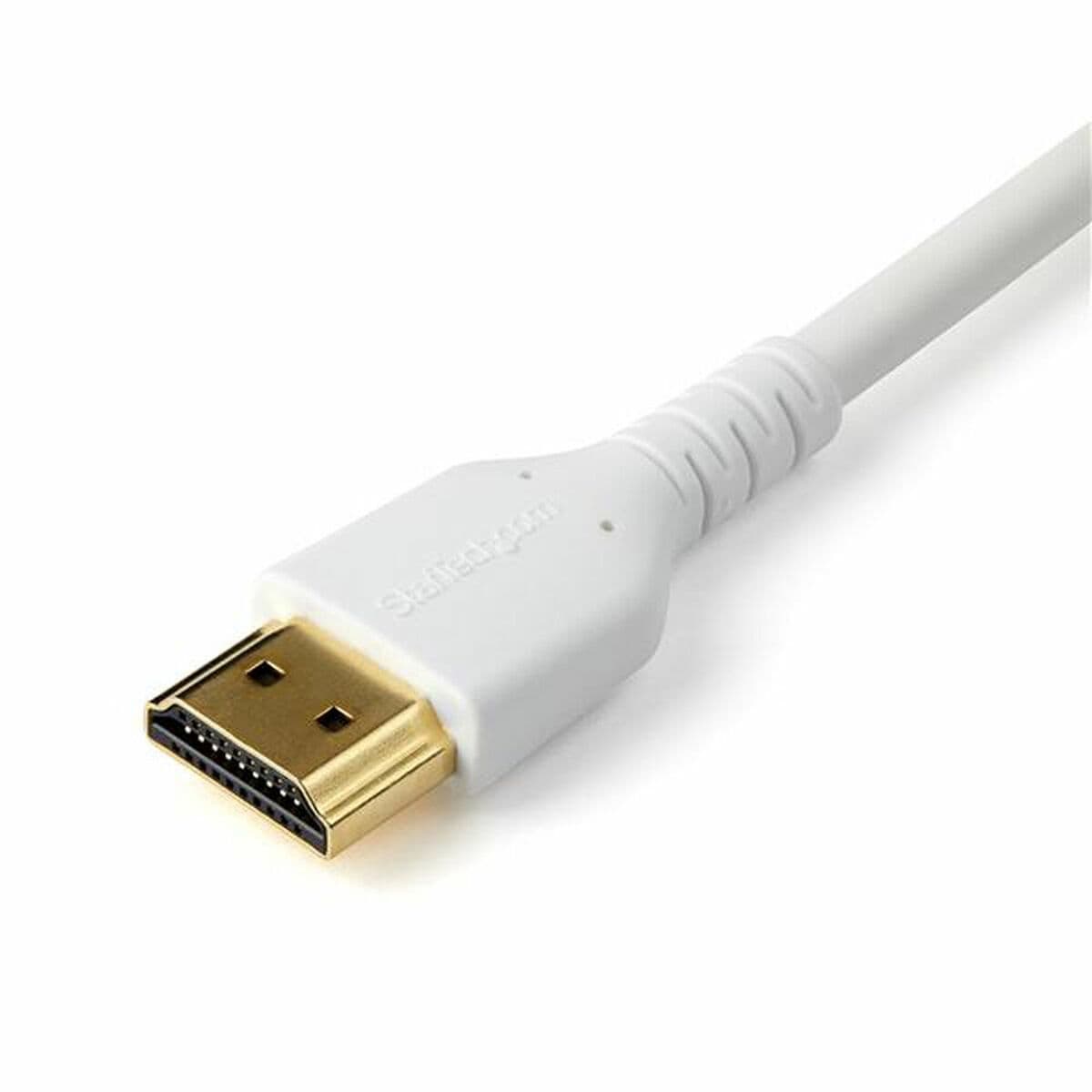 Cabo HDMI Startech RHDMM1MPW            4K Ultra HD 1 m Branco - Image 2