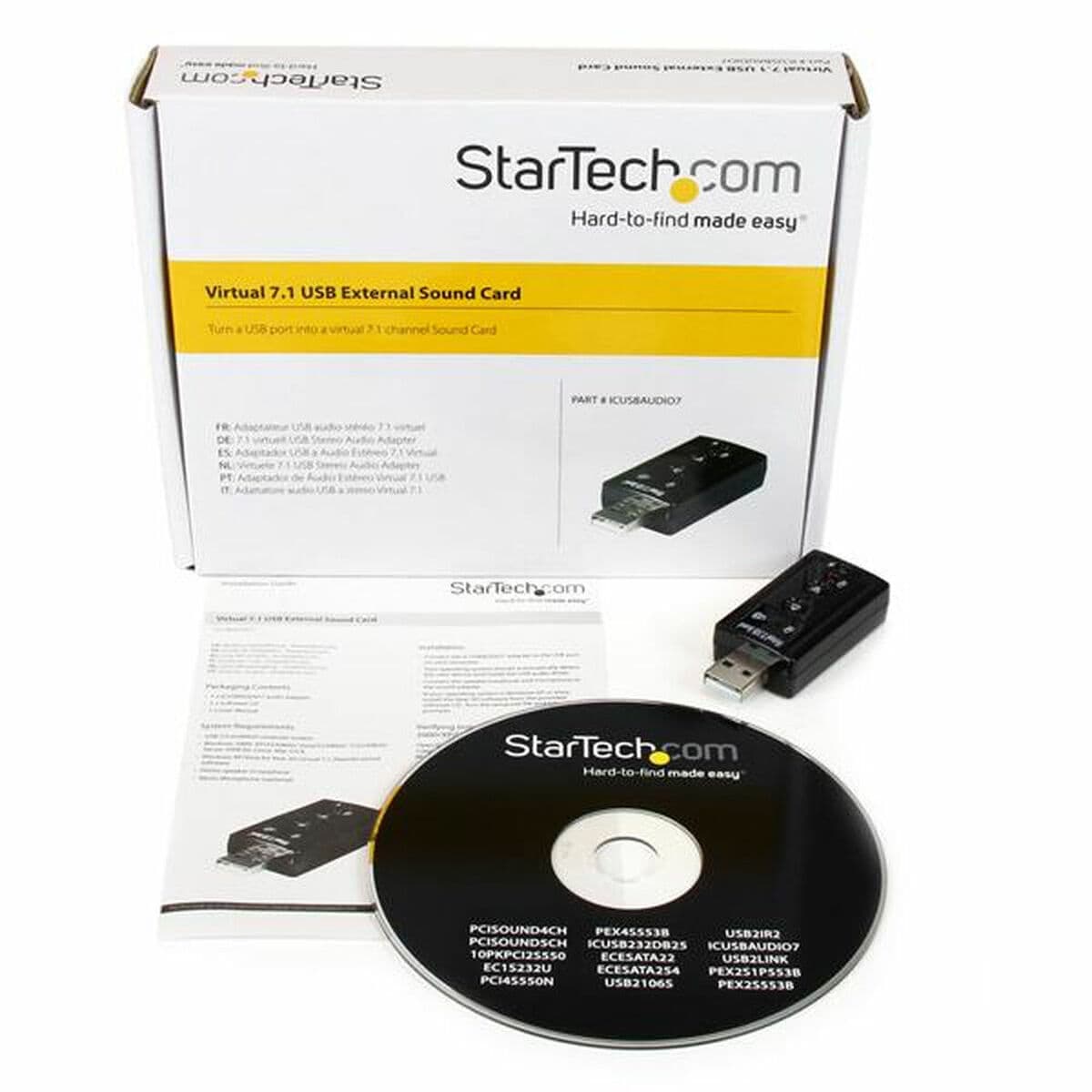 Carte Son Externe Startech ICUSBAUDIO7 - Image 4