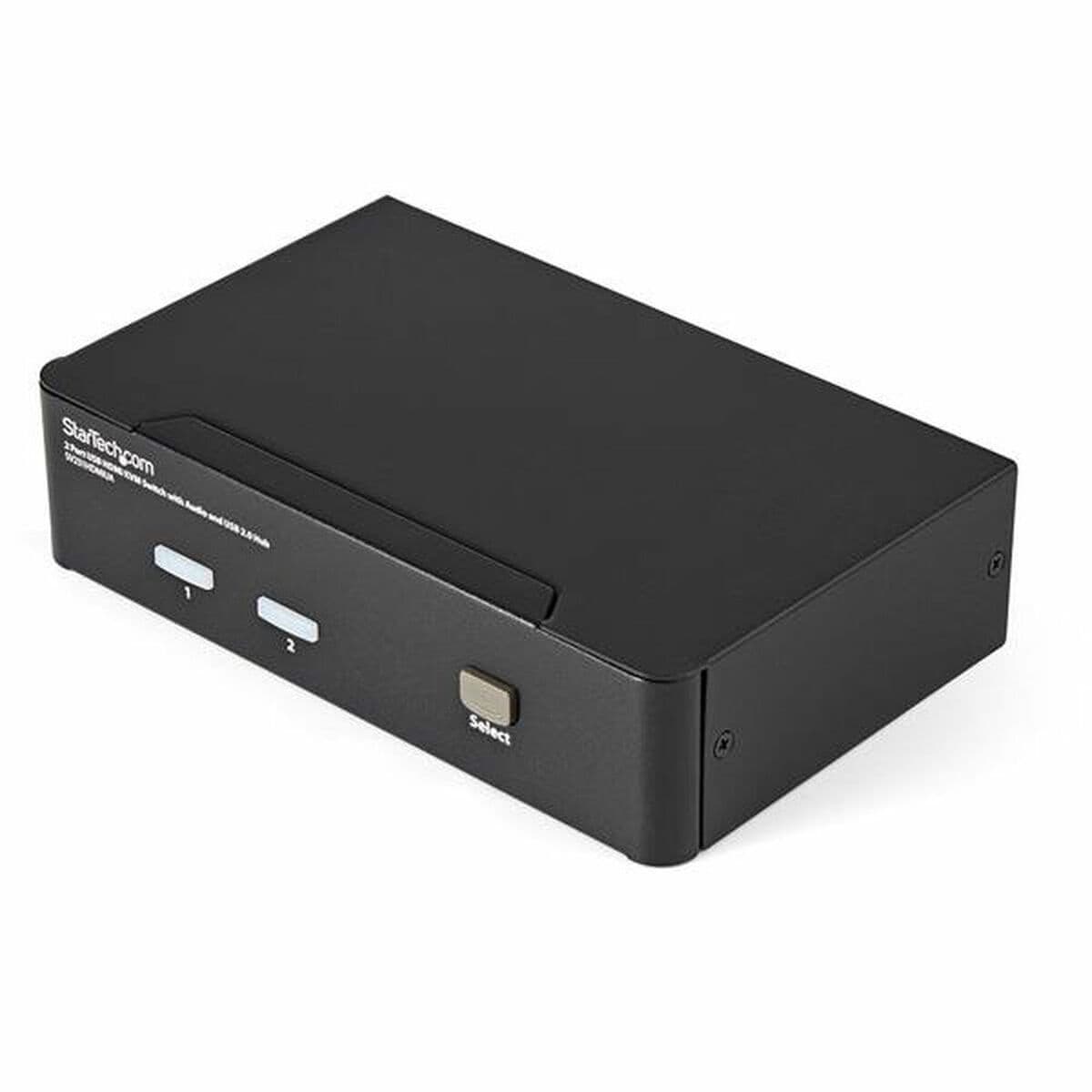 KVM-Brytare Startech SV231HDMIUA FHD HDMI USB Svart