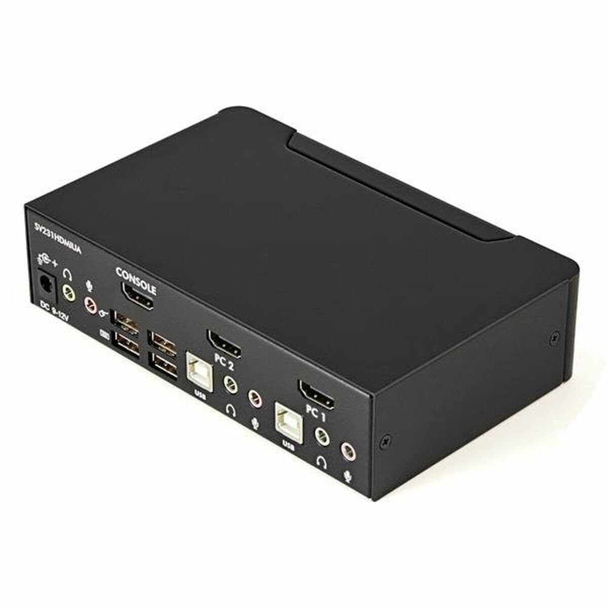 KVM-Brytare Startech SV231HDMIUA FHD HDMI USB Svart - Image 2