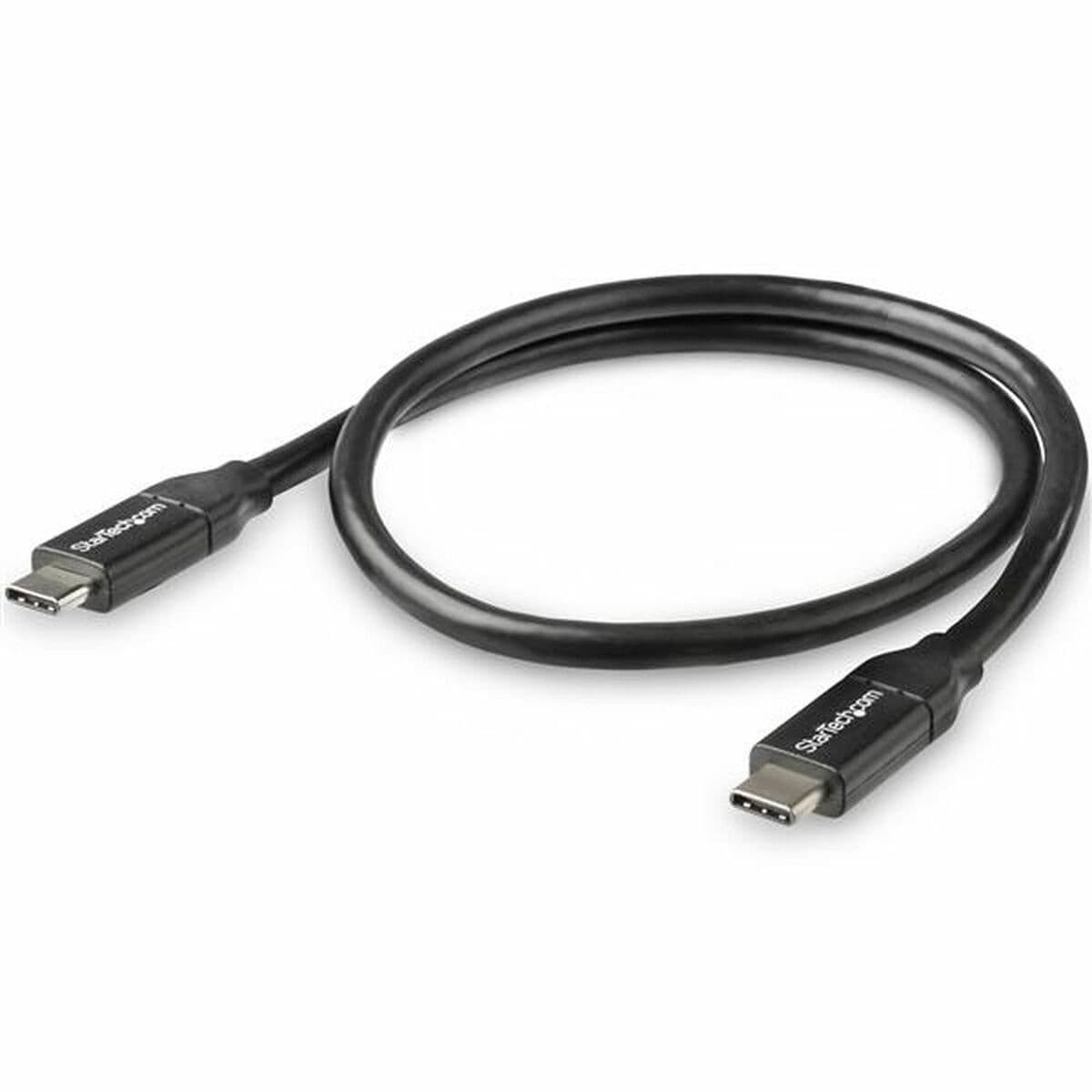 Câble USB-C Startech USB2C5C50CM Blanc Noir 50 cm - Image 2