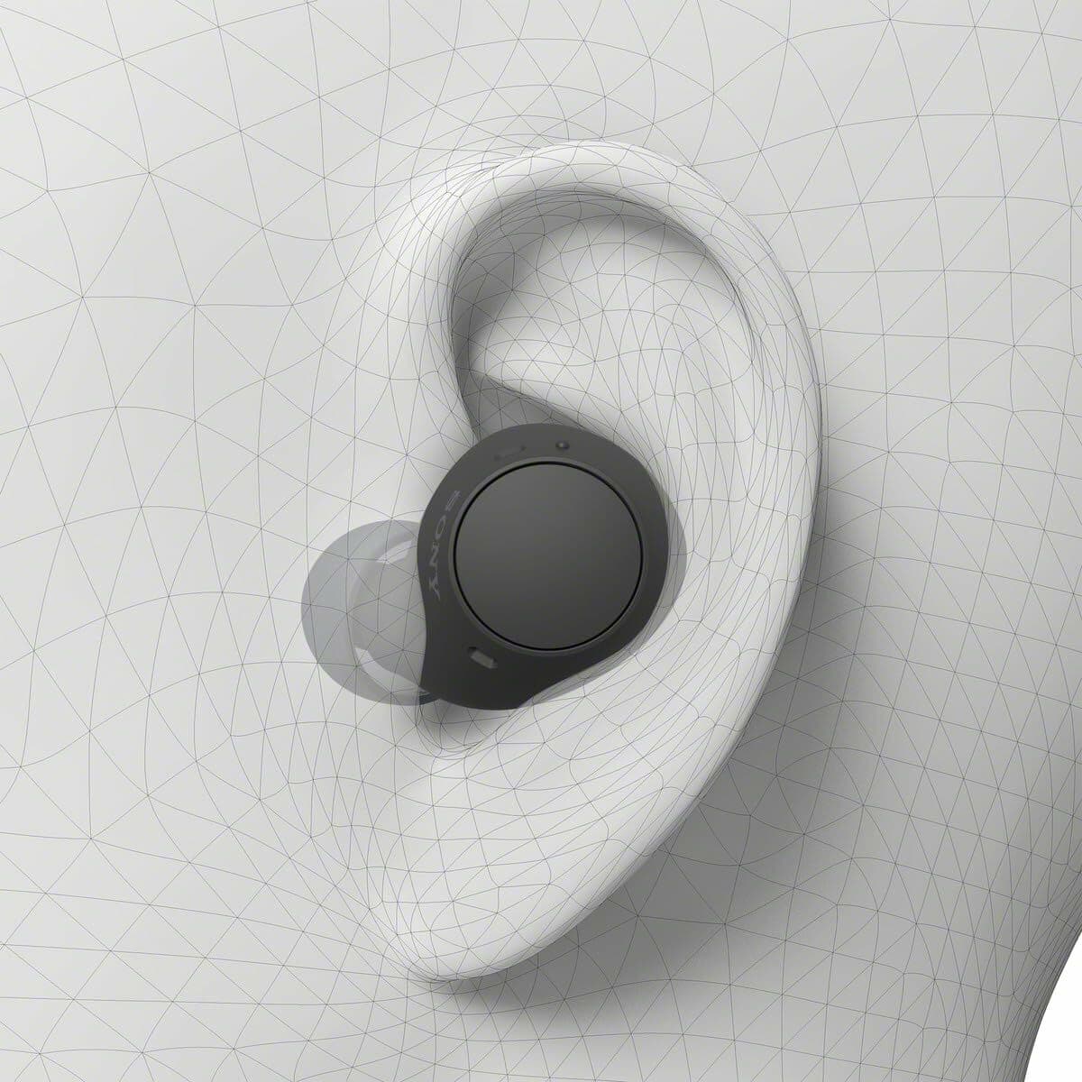 Bevielės ausinės su krovimo dėklu Sony WF-C510 Juoda - Image 37