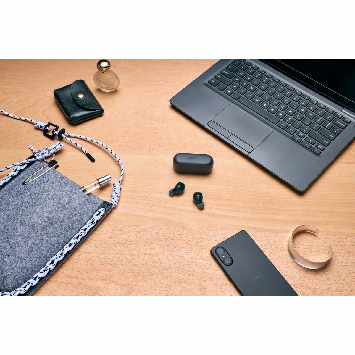 Bevielės ausinės su krovimo dėklu Sony WF-C510 Juoda - Image 56