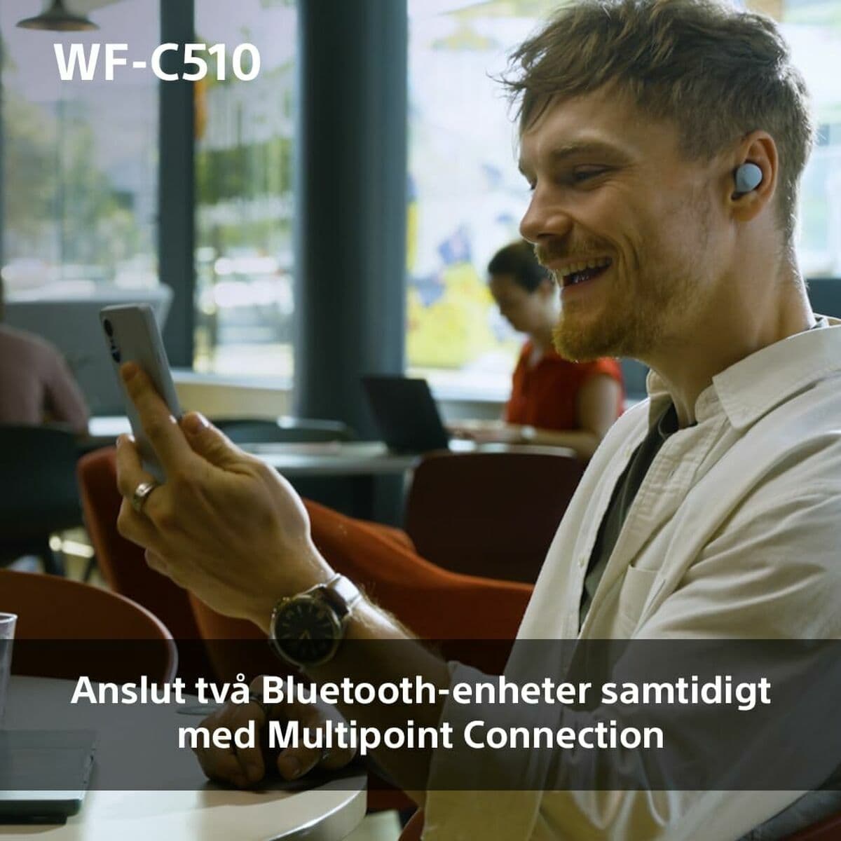 Oreillette Bluetooth Sony WFC510W.CE7 Blanc - Image 20