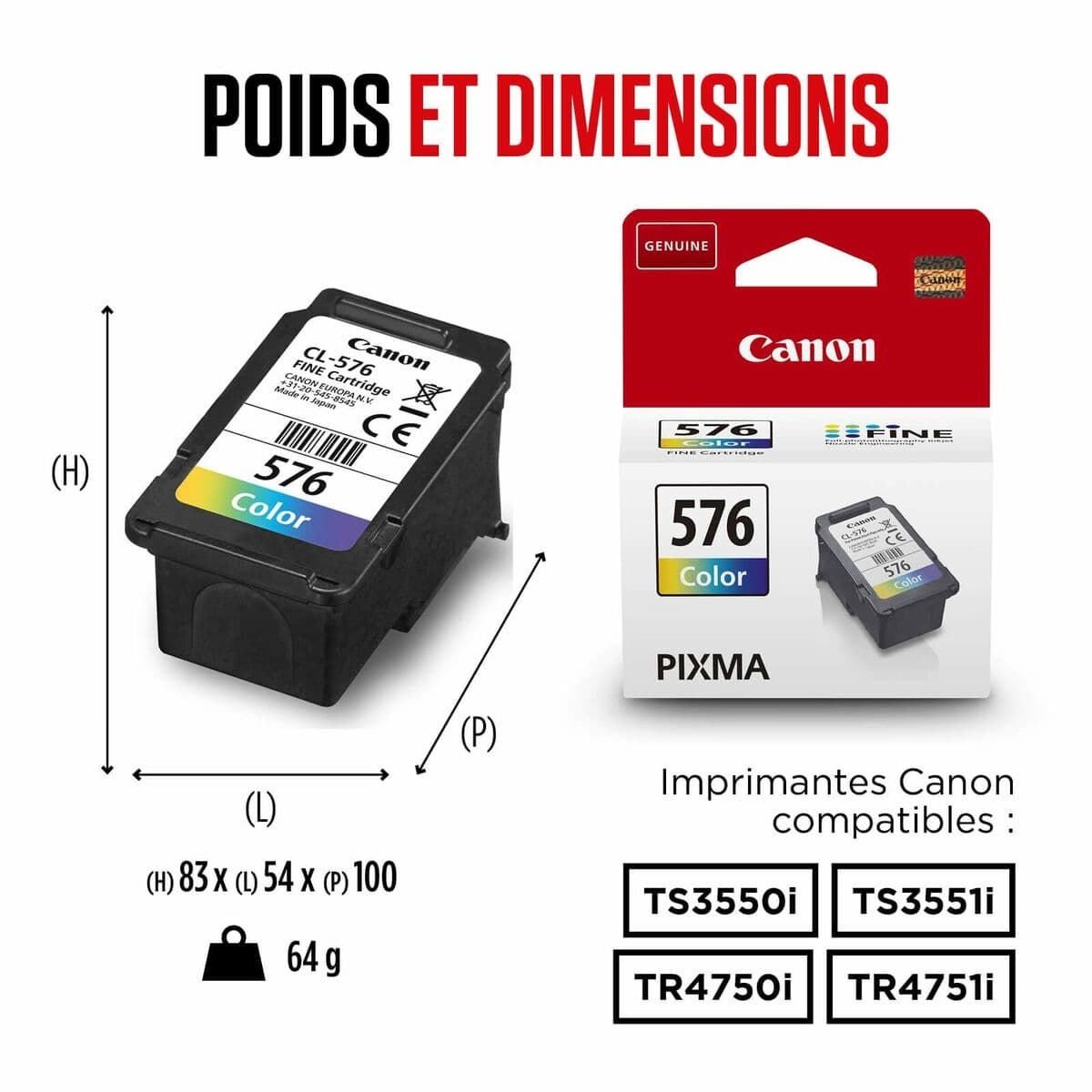 Originalna katruša s tintom Canon Rumena - Image 9