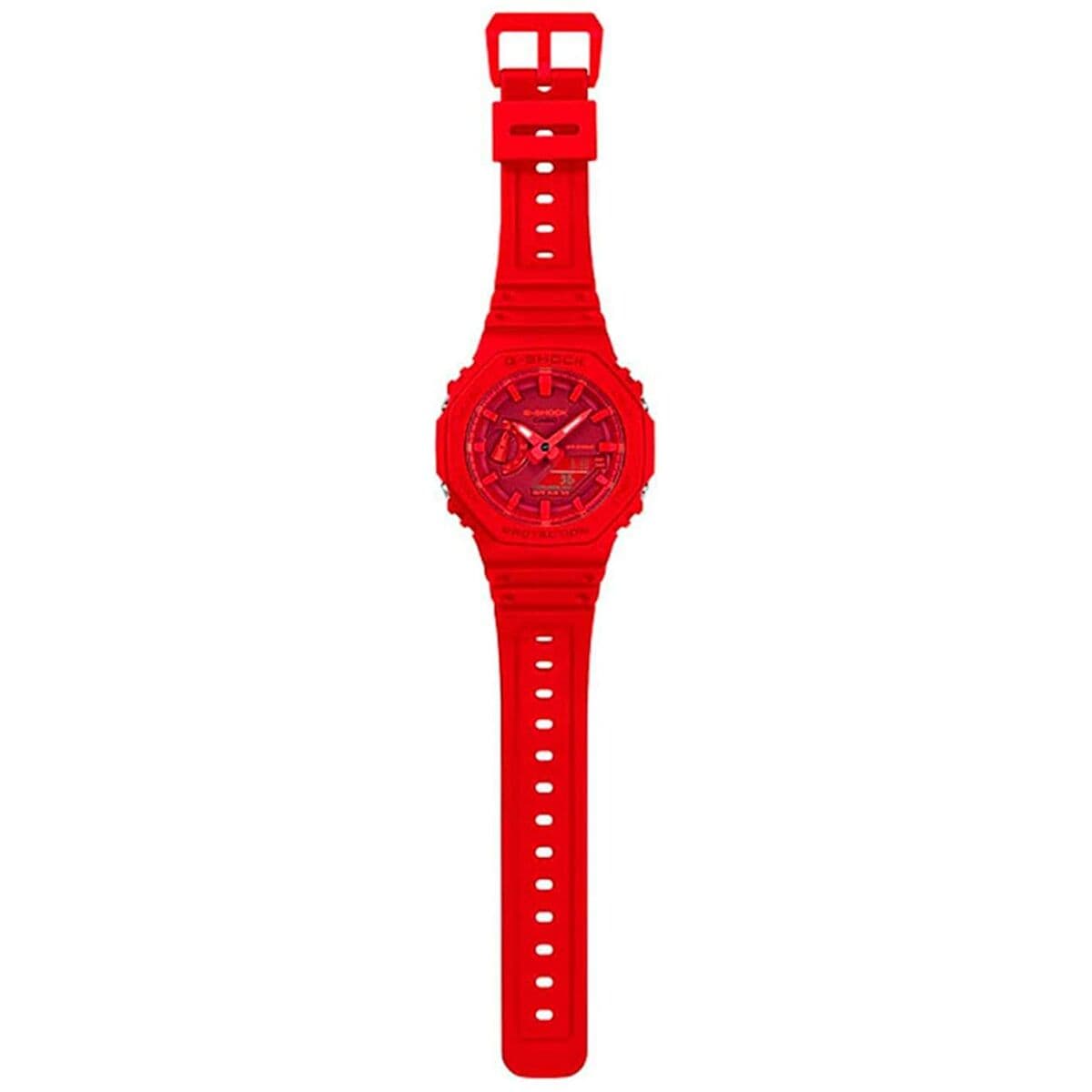 Unisex Watch Casio GA-2100-4AER Red Multifunction - Image 4