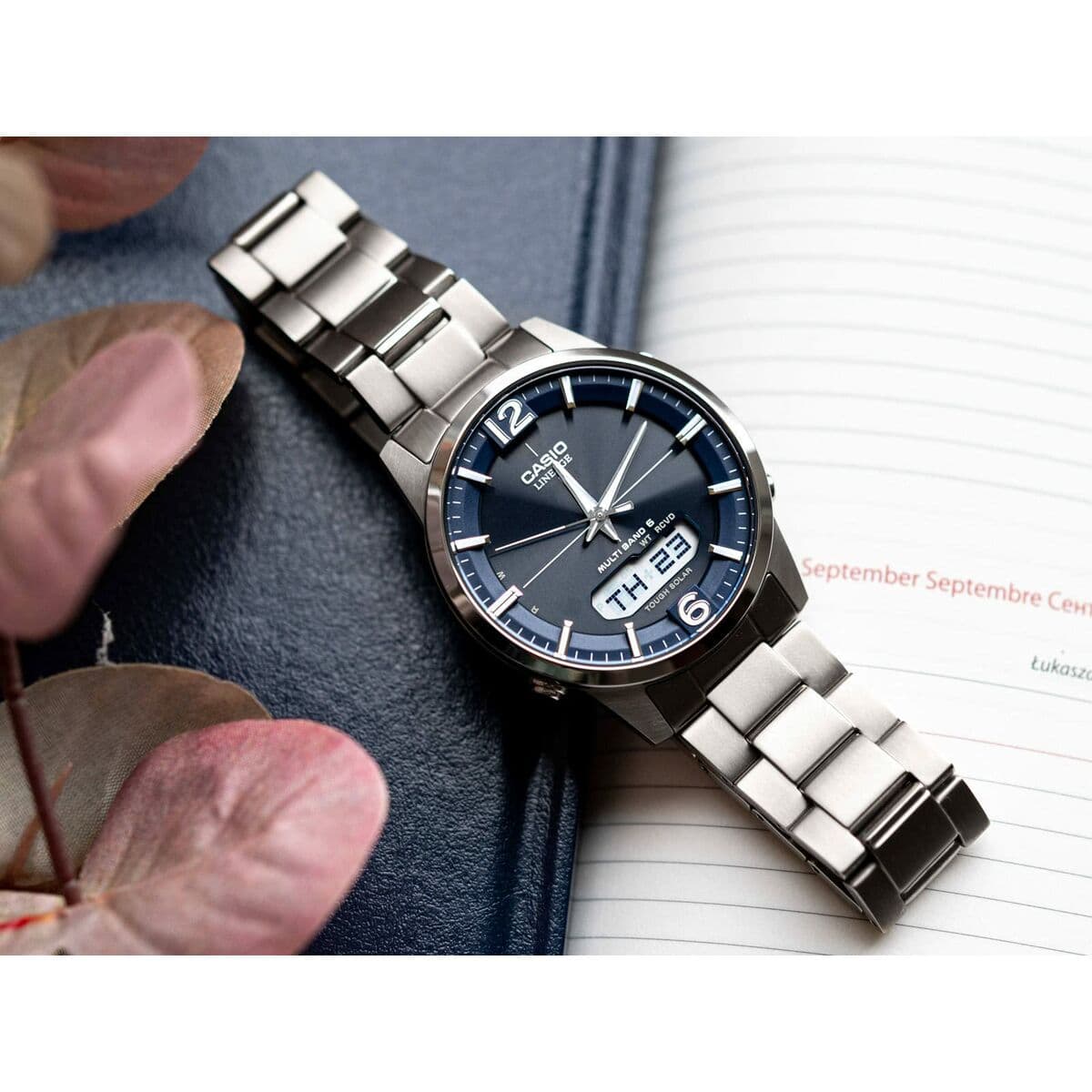 Miesten rannekellot Casio Hopeinen (Ø 40 mm) - Image 7