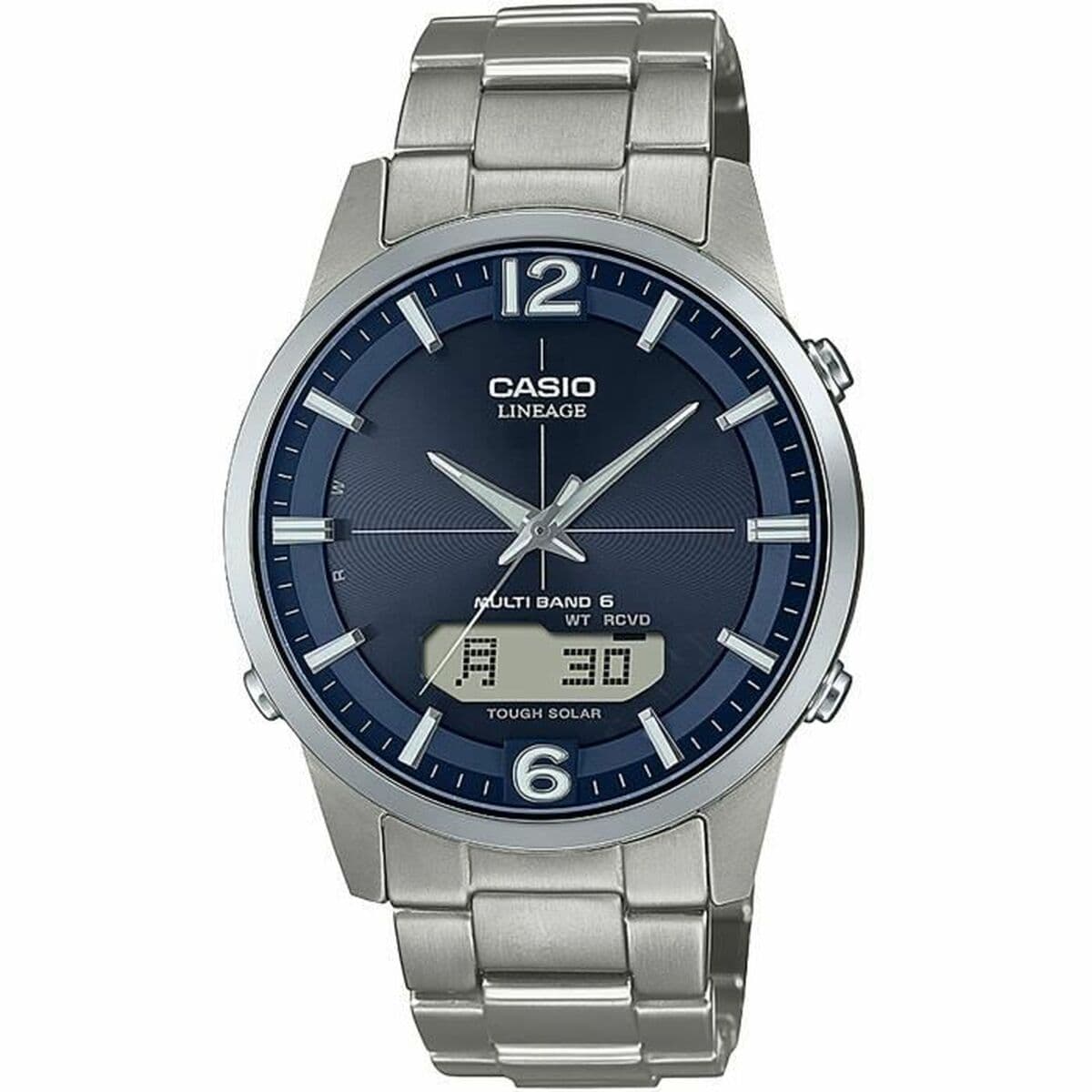 Miesten rannekellot Casio Hopeinen (Ø 40 mm) - Image 3