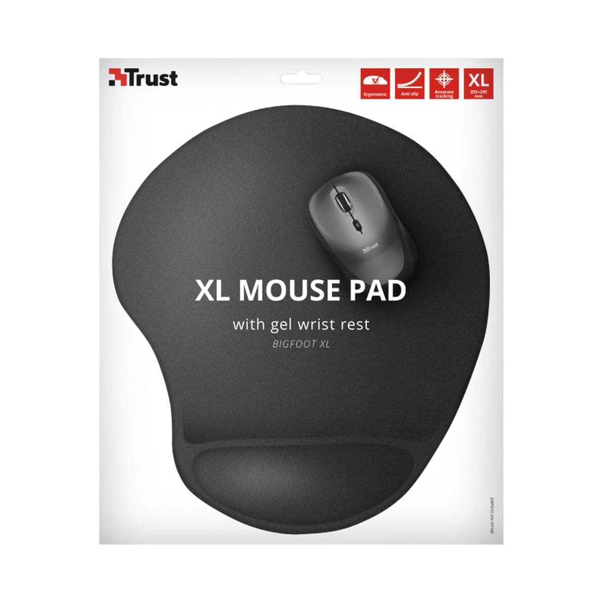 Halkfri matta Trust BigFoot XL Svart - Image 2