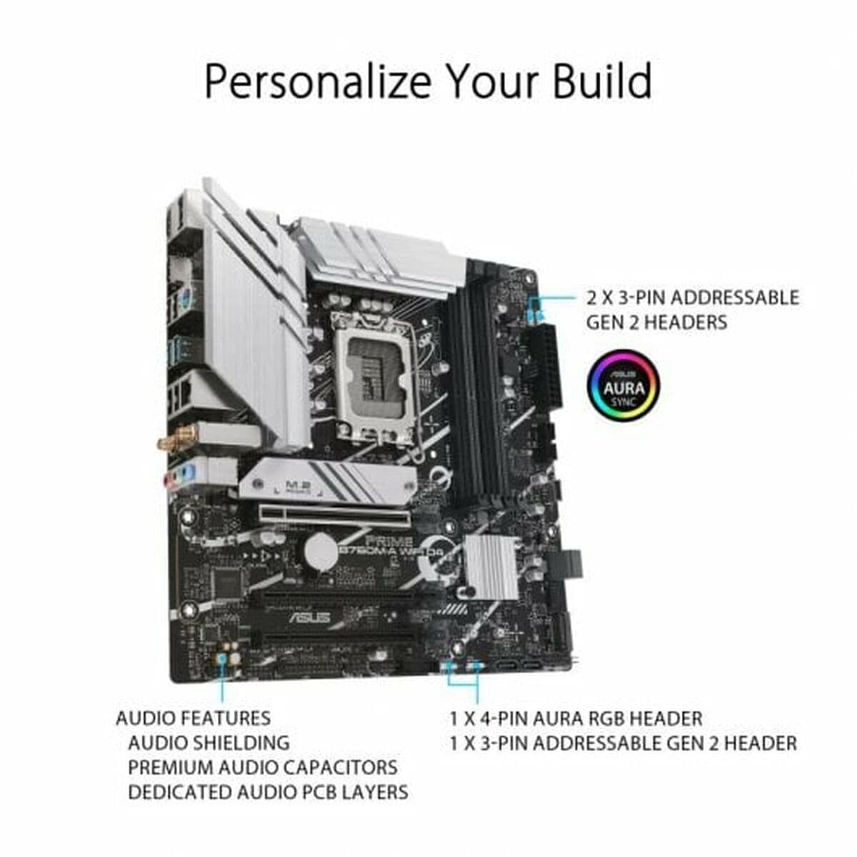 Motherboard Asus PRIME B760M-A WIFI D4 LGA 1700 - Image 32