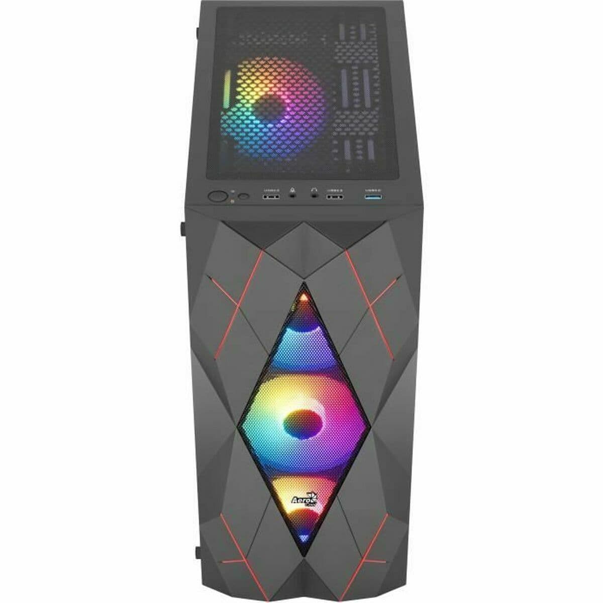 ATX Semi-toren doos Aerocool Zwart - Image 3