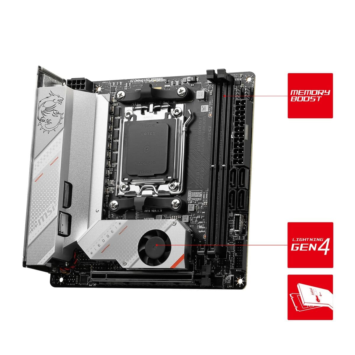 Placa Base MSI AMD AM5 AMD AMD B650 - Image 21
