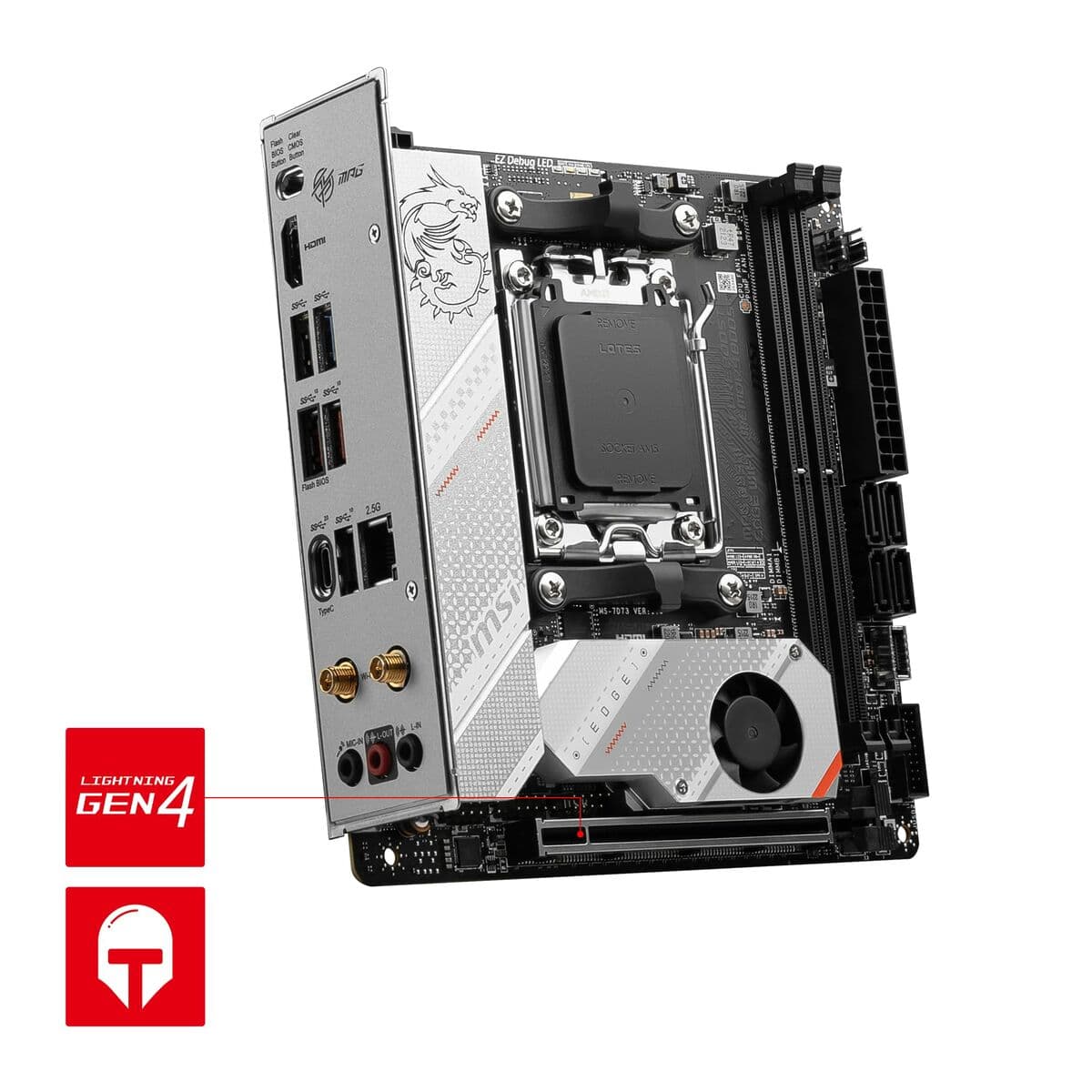 Placa Base MSI AMD AM5 AMD AMD B650 - Image 23