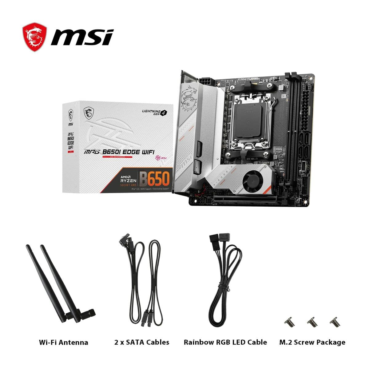 Placa Base MSI AMD AM5 AMD AMD B650 - Image 25