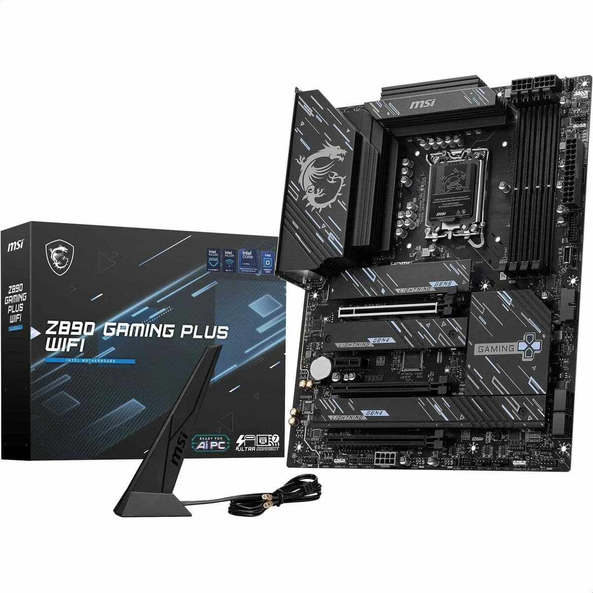 Pagrindinė plokštė MSI Z890 GAMING PLUS WIFI Intel Z890 LGA 1851 - Image 11