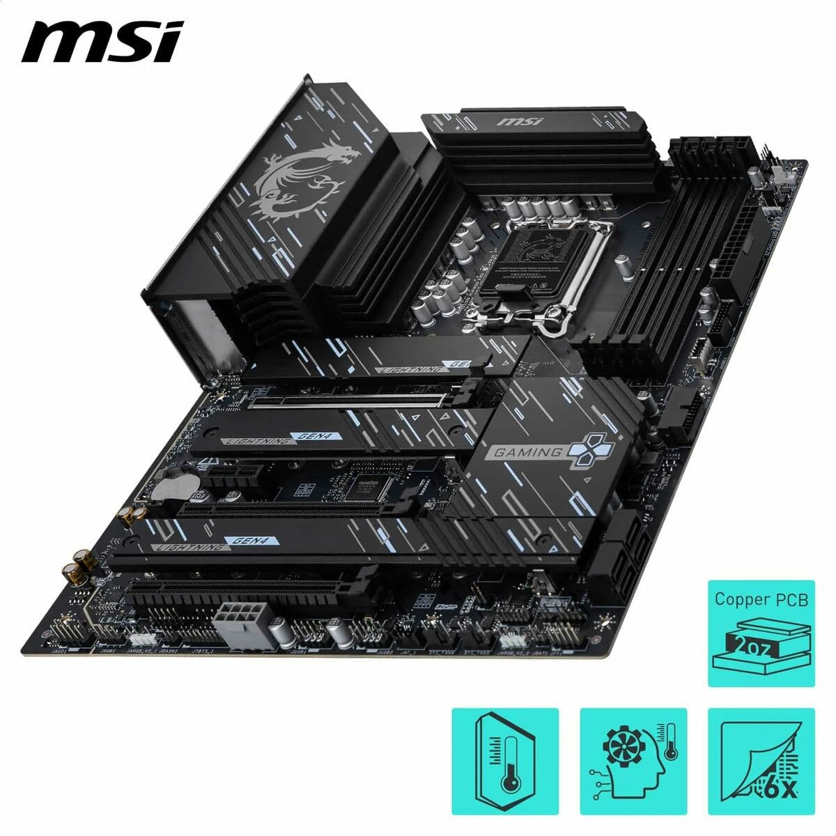 Pagrindinė plokštė MSI Z890 GAMING PLUS WIFI Intel Z890 LGA 1851 - Image 14