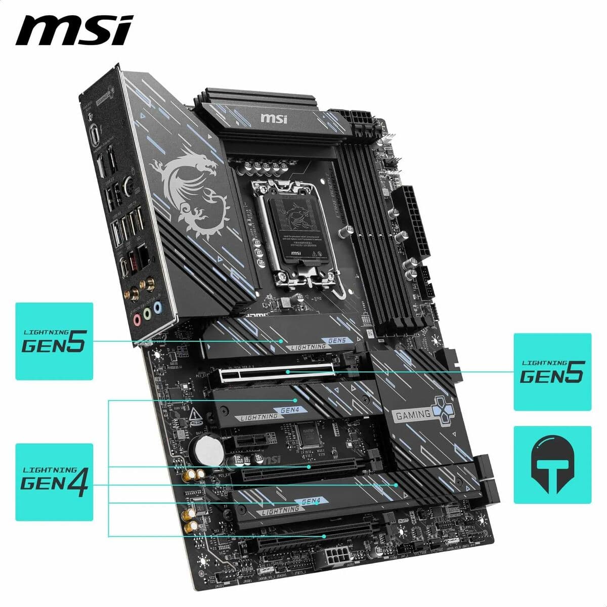 Pagrindinė plokštė MSI Z890 GAMING PLUS WIFI Intel Z890 LGA 1851 - Image 15