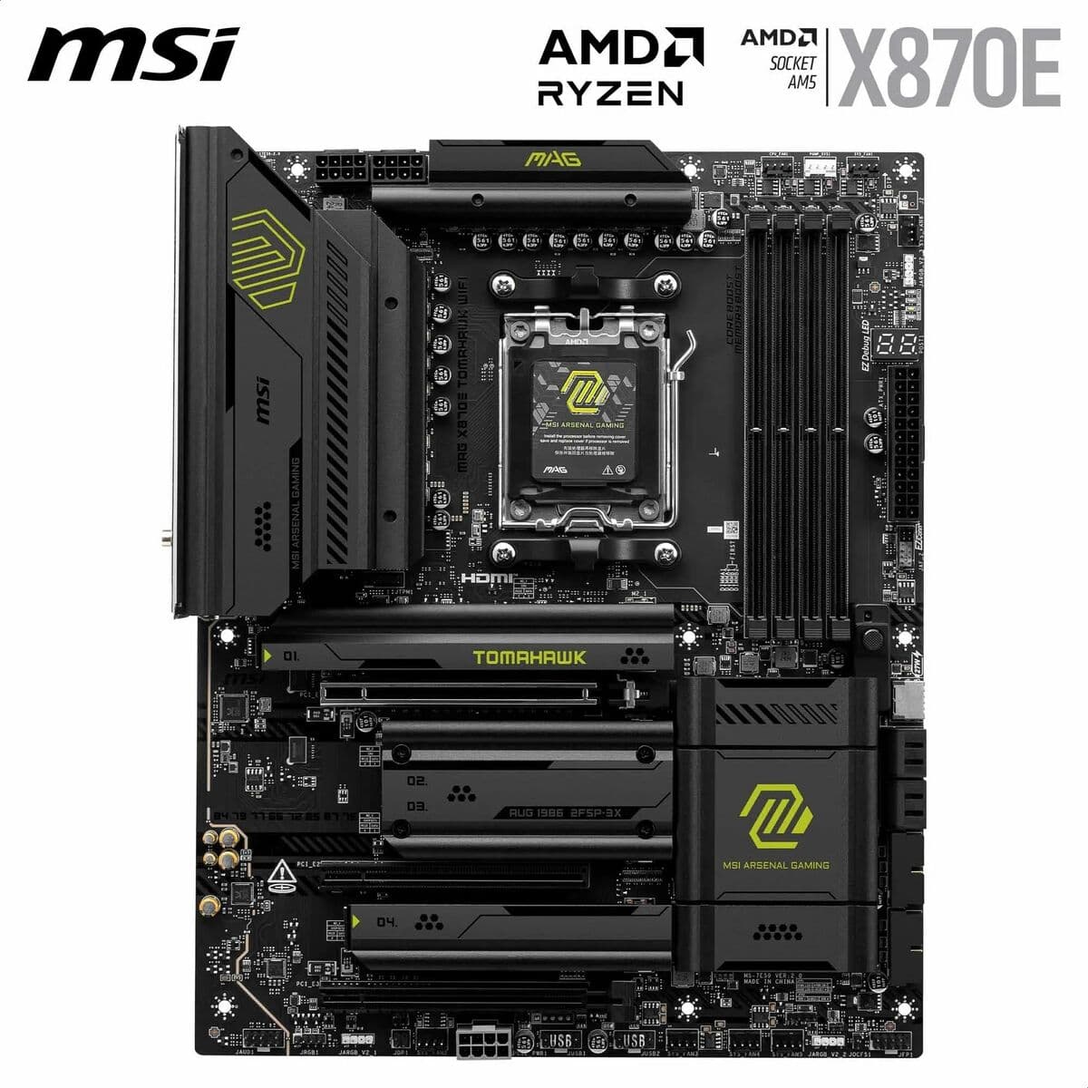 Moderkort MSI AMD AM5 AMD AMD X870E - Image 14