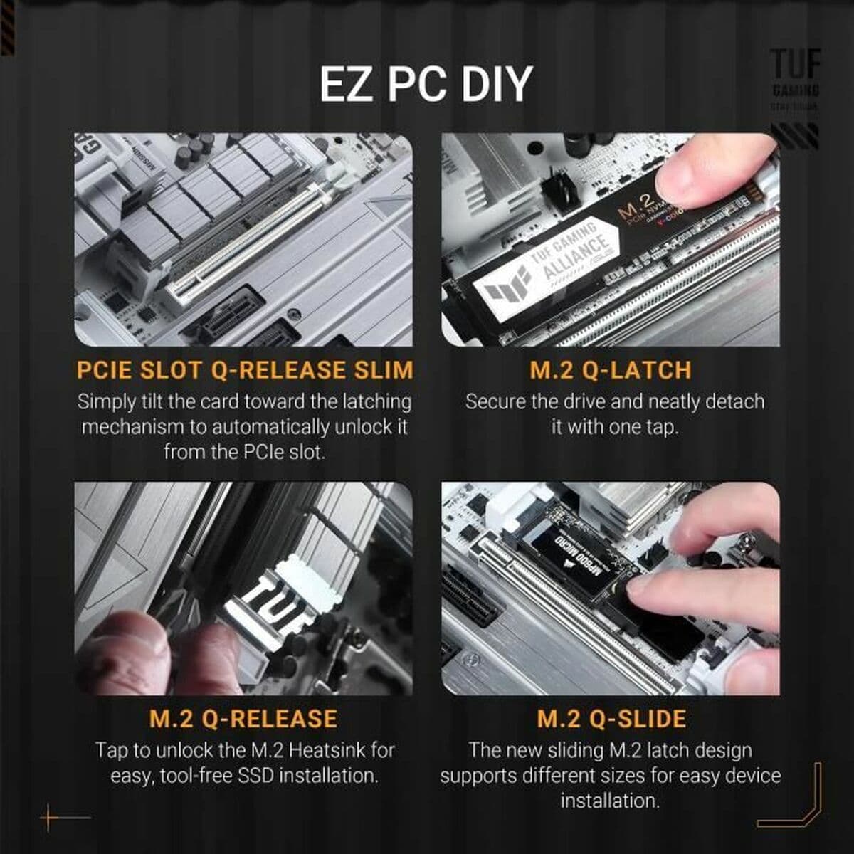 Pagrindinė plokštė Asus TUF GAMING Z890-PRO WIFI LGA 1851 - Image 4