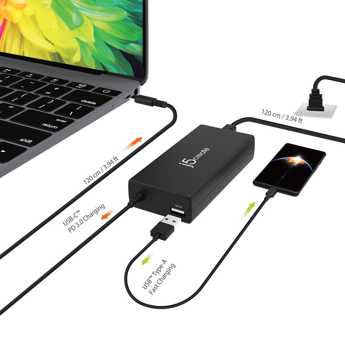 Chargeur portable j5create JUP2290C-EN Noir - Image 10