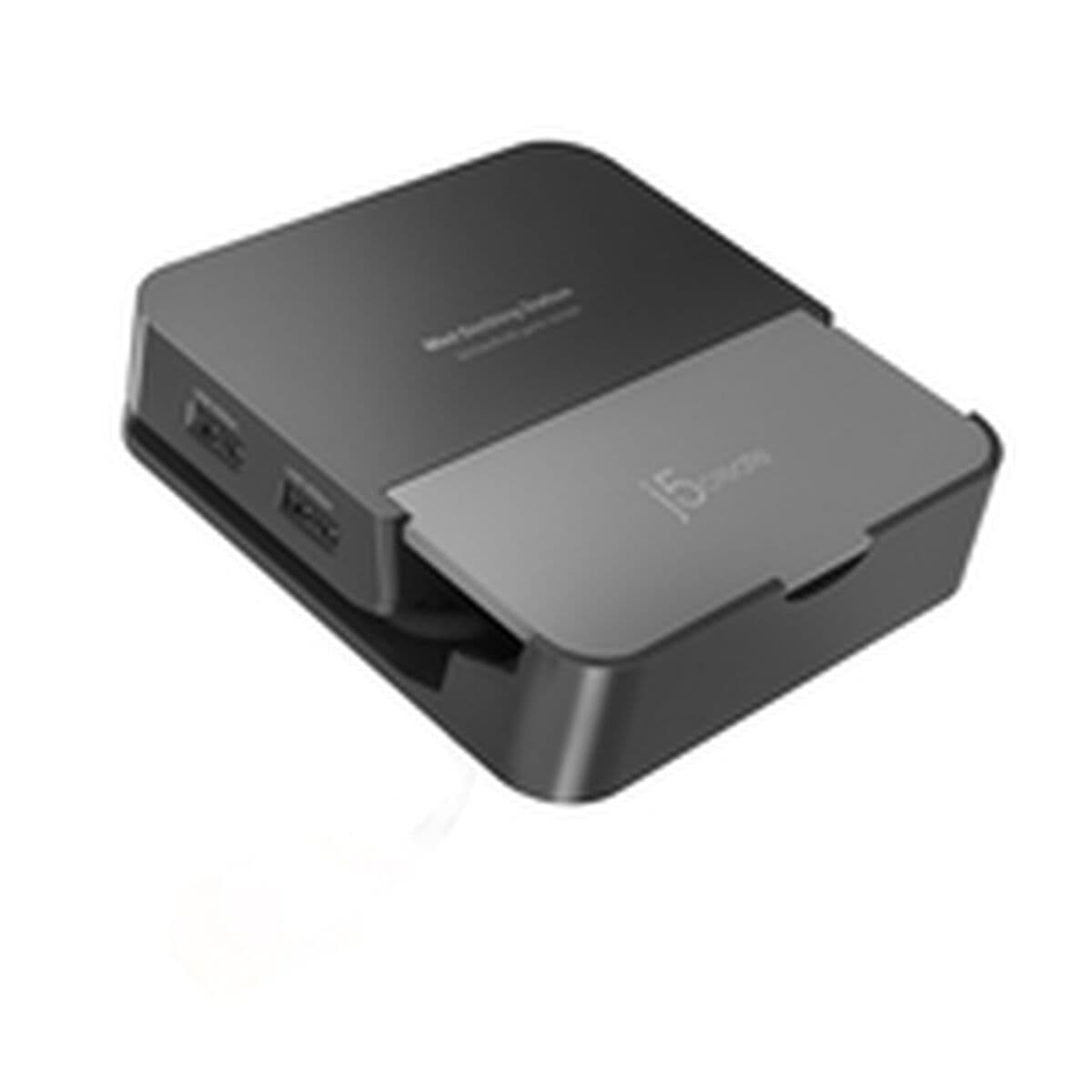 Hub USB j5create JCD624-N Noir Gris - Image 4