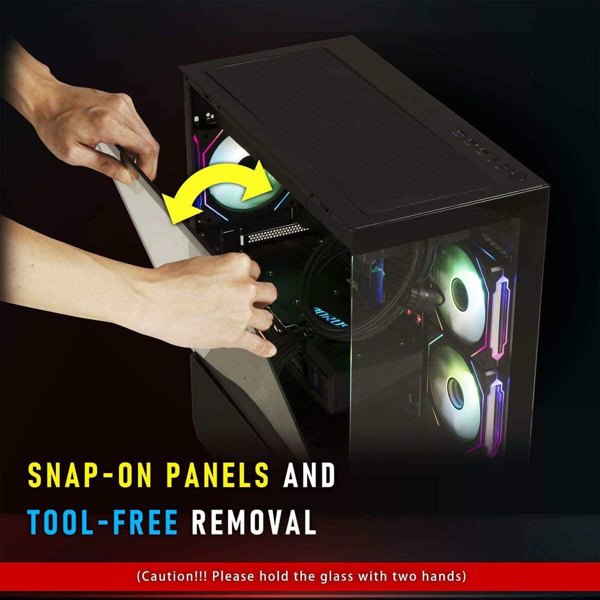 Semi Wieża ATX BitFenix CETO Basic Biały - Image 10