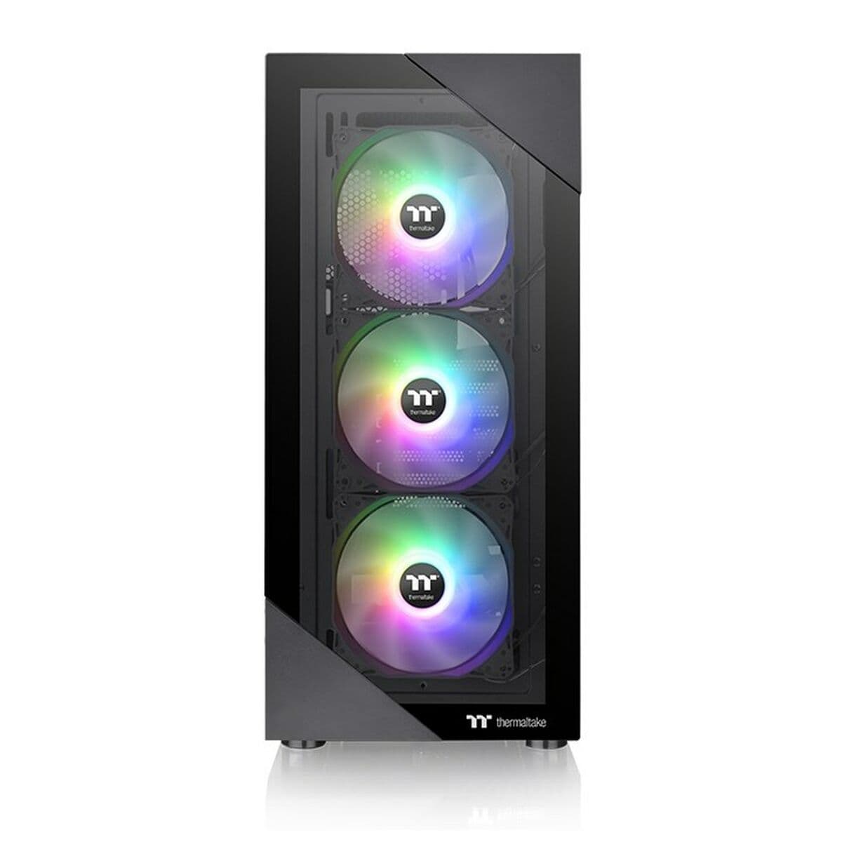 Unitate Semi-tower ATX THERMALTAKE View 200 TG ARGB Negru - Image 2