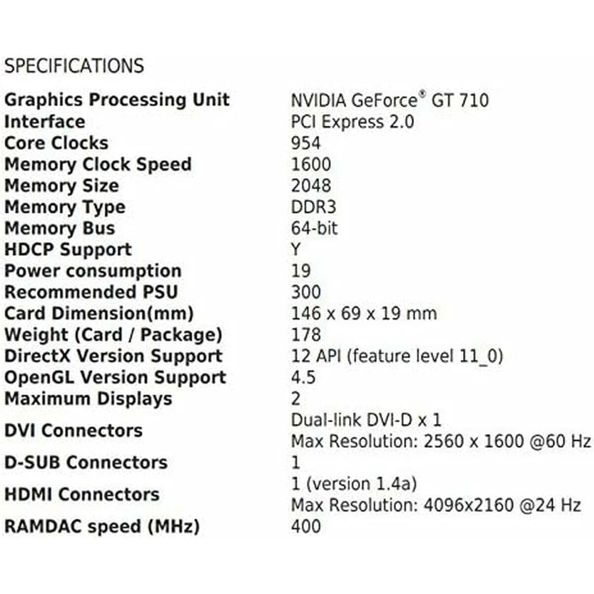 Vaizdo korta MSI NVIDIA GeForce GT 710 GDDR3 - Image 22