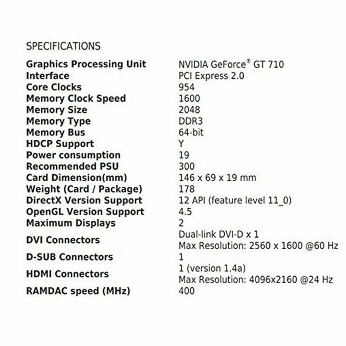 Vaizdo korta MSI NVIDIA GeForce GT 710 GDDR3 - Image 7