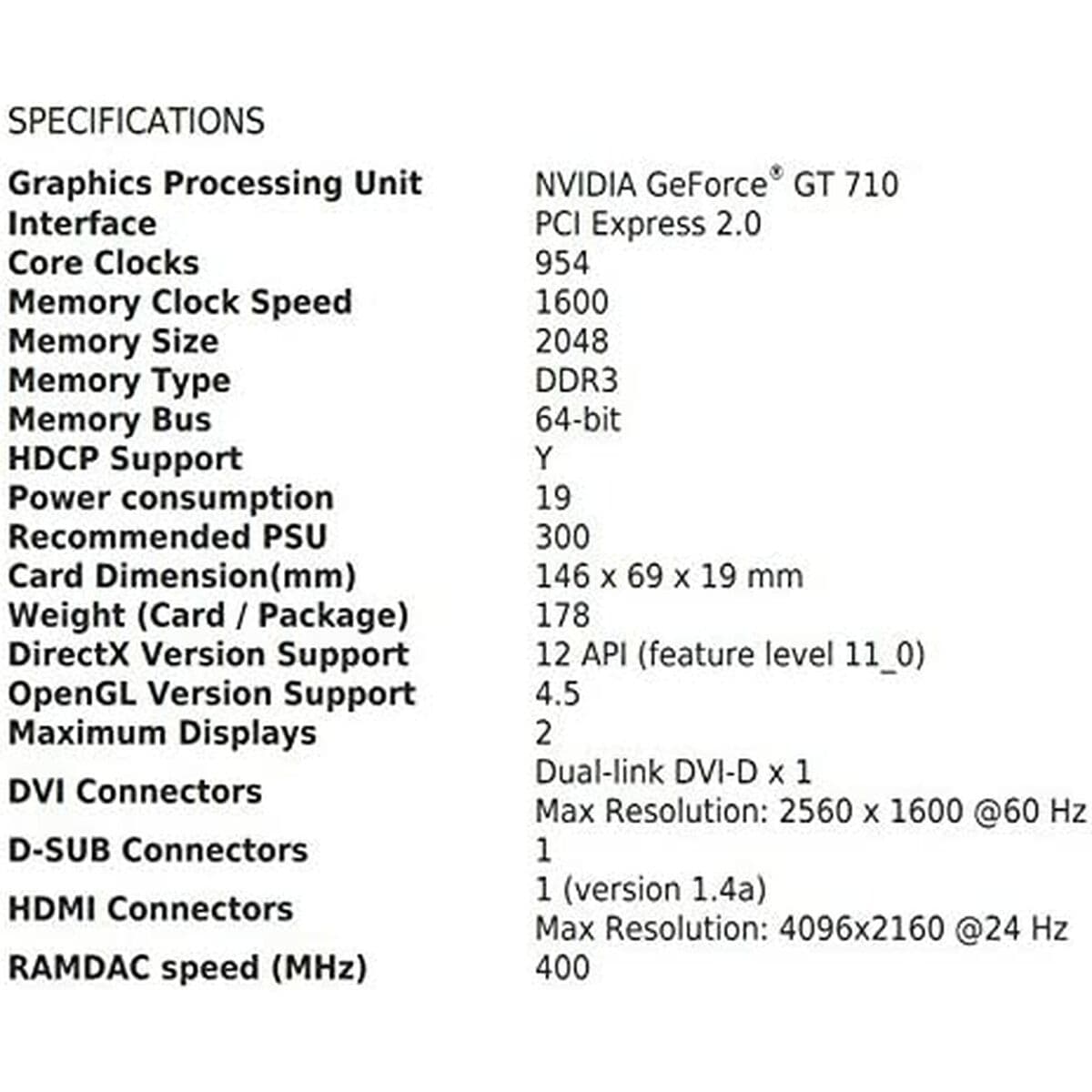 Vaizdo korta MSI NVIDIA GeForce GT 710 GDDR3 - Image 25