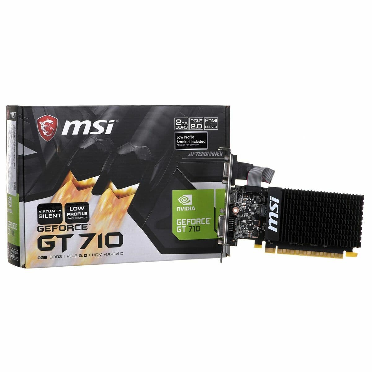 Vaizdo korta MSI NVIDIA GeForce GT 710 GDDR3