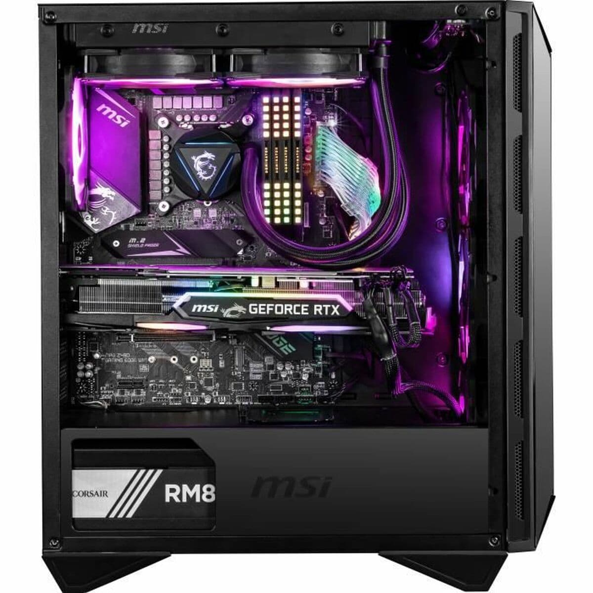 ATX Semi-Tower Gehäuse MSI MPG GUNGNIR 110R ARGB Schwarz - Image 4