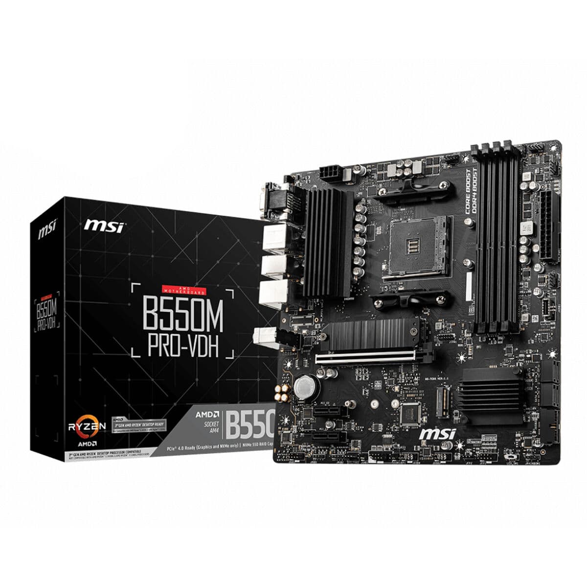 Placa Base MSI B550M PRO-VDH AMD B550 AMD AMD AM4 - Image 11