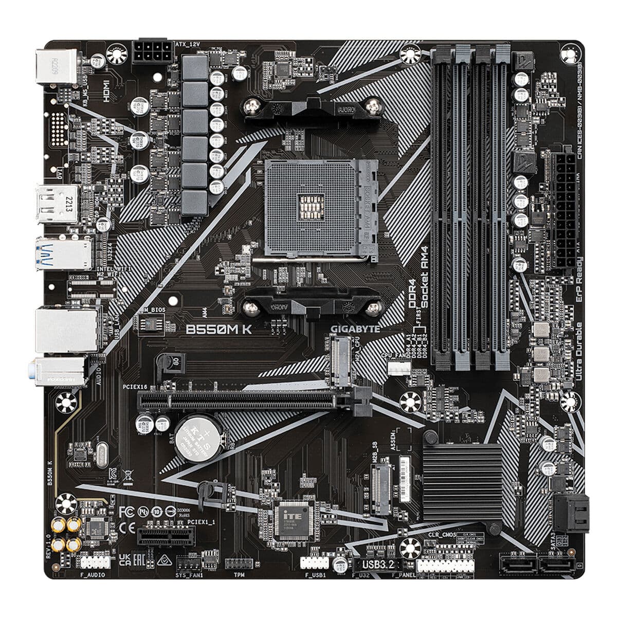 Moederbord Gigabyte AMD B550 AMD AMD AM4 - Image 6