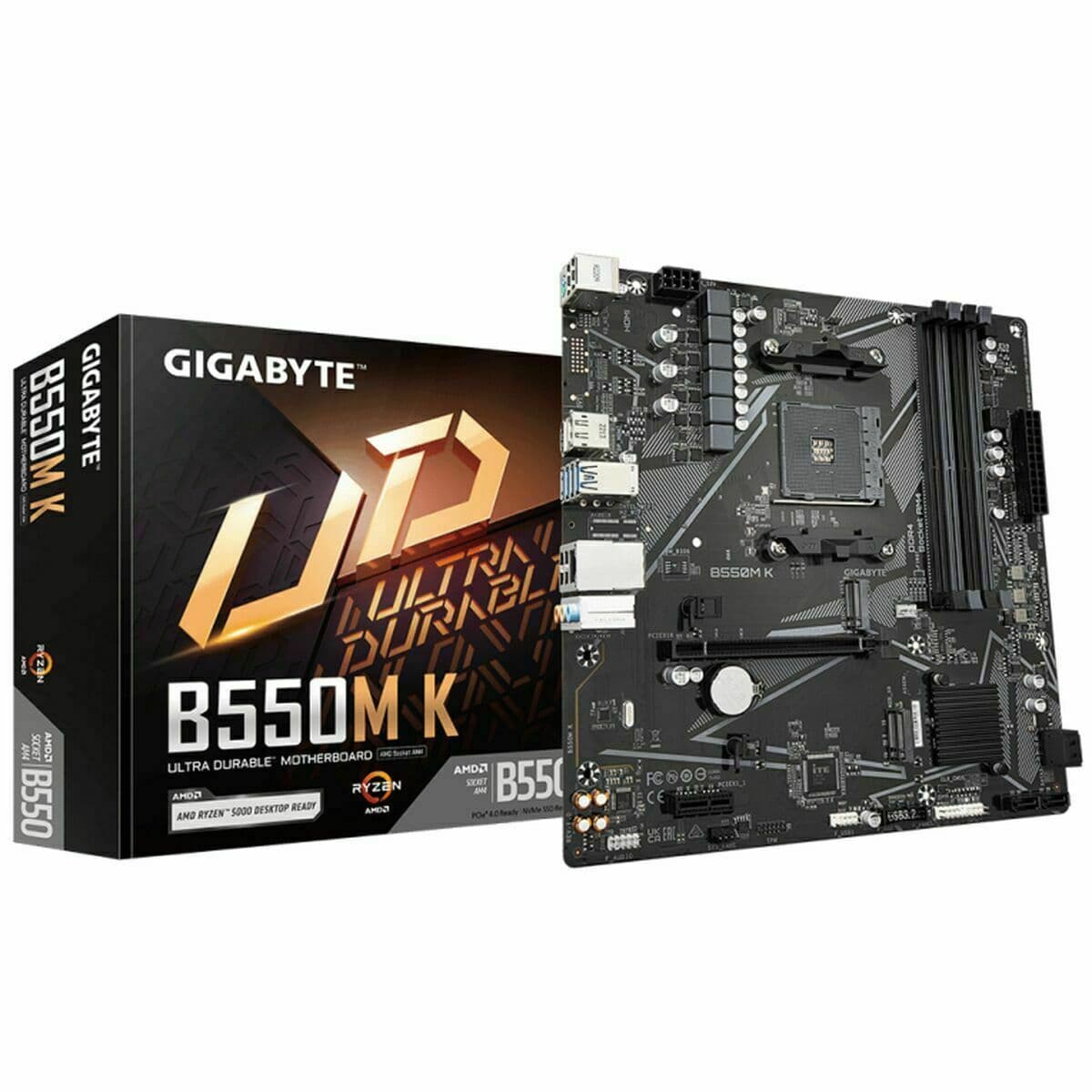 Pagrindinė plokštė Gigabyte AMD B550 AMD AMD AM4