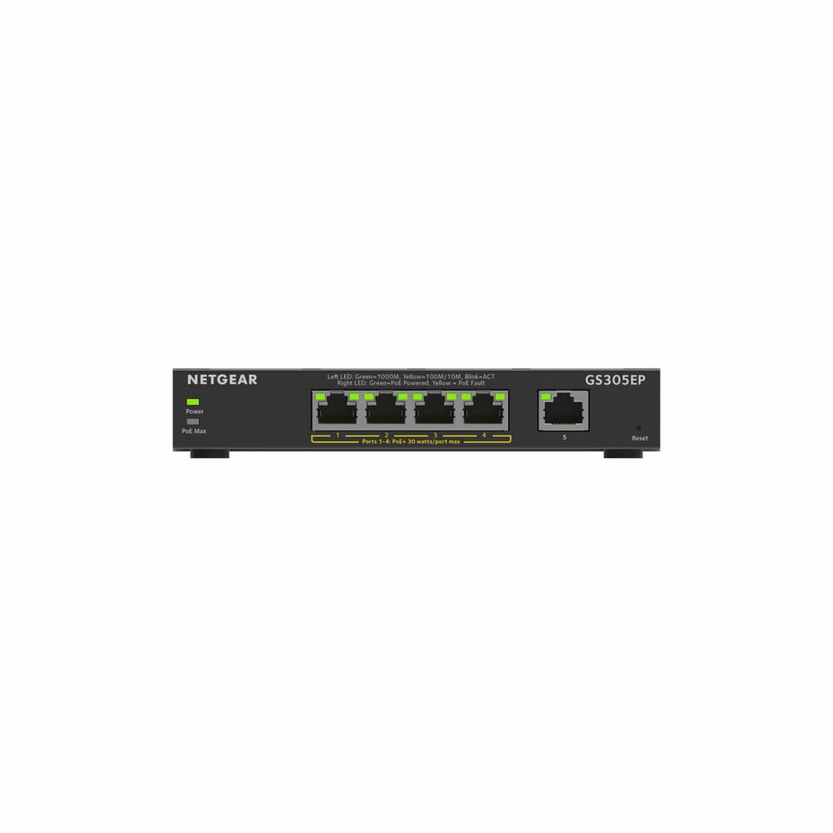 Komutatorius Netgear GS305EP-100PES RJ-45