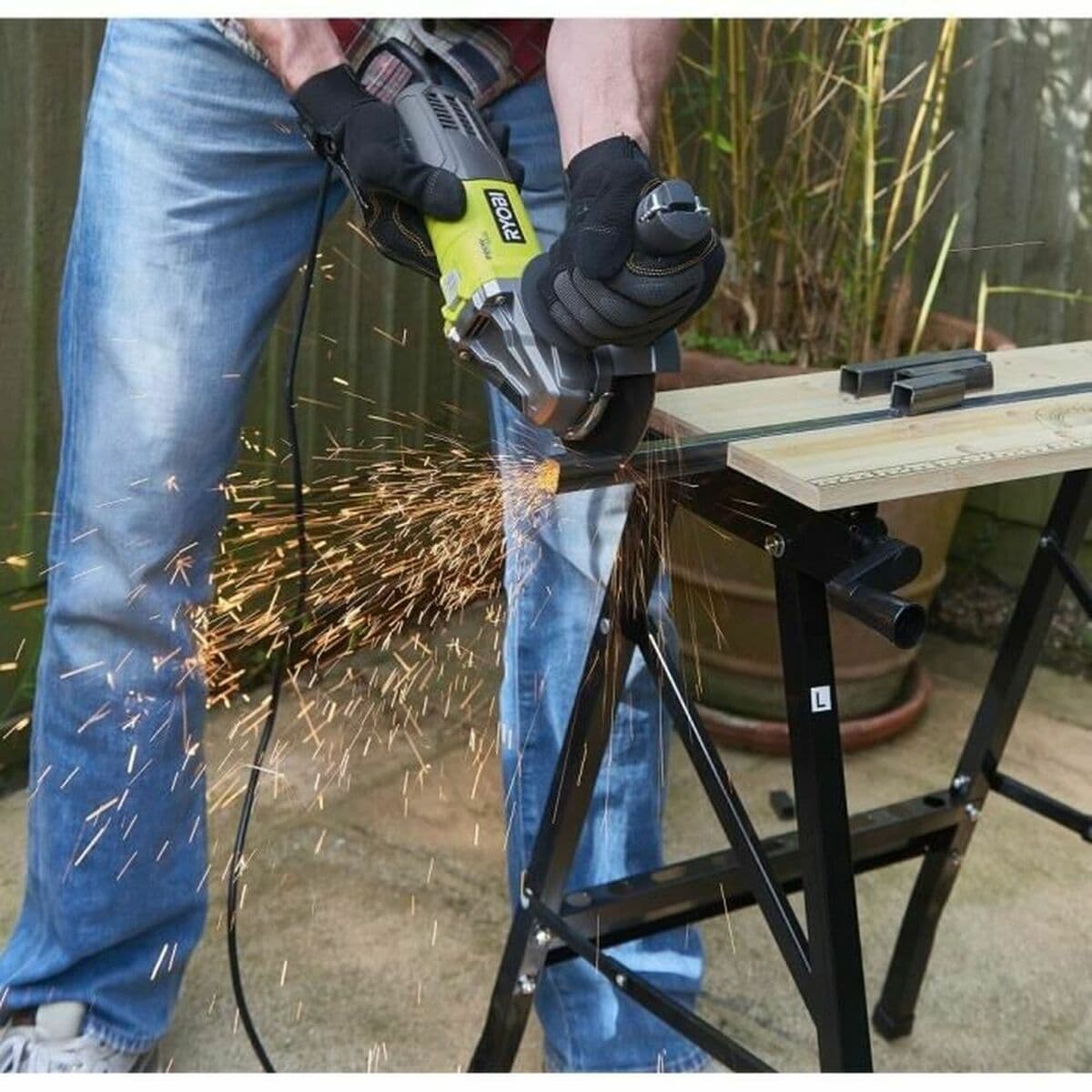 Sarokcsiszoló Ryobi 800 W 125 mm - Image 2