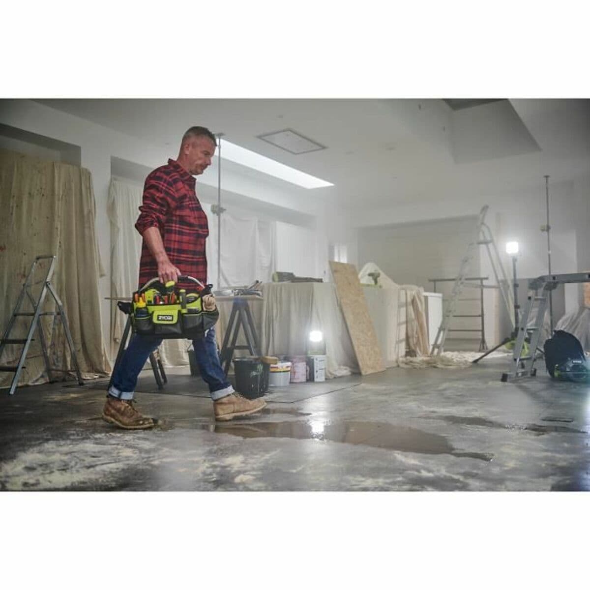 Werkzeugtasche Ryobi RBSSOT1 25 x 32 x 20 cm Schwarz/Gelb Polyester 20 L - Image 6