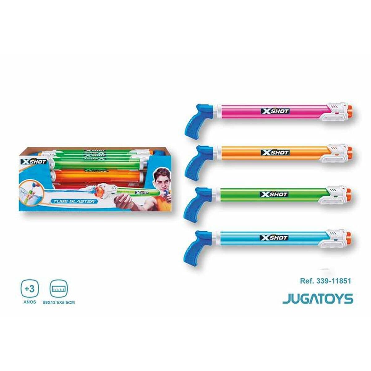 Ūdens pistole Zuru X-Shot Warfare Soaker 59 x 13,5 x 5,5 cm Caurule - Image 7