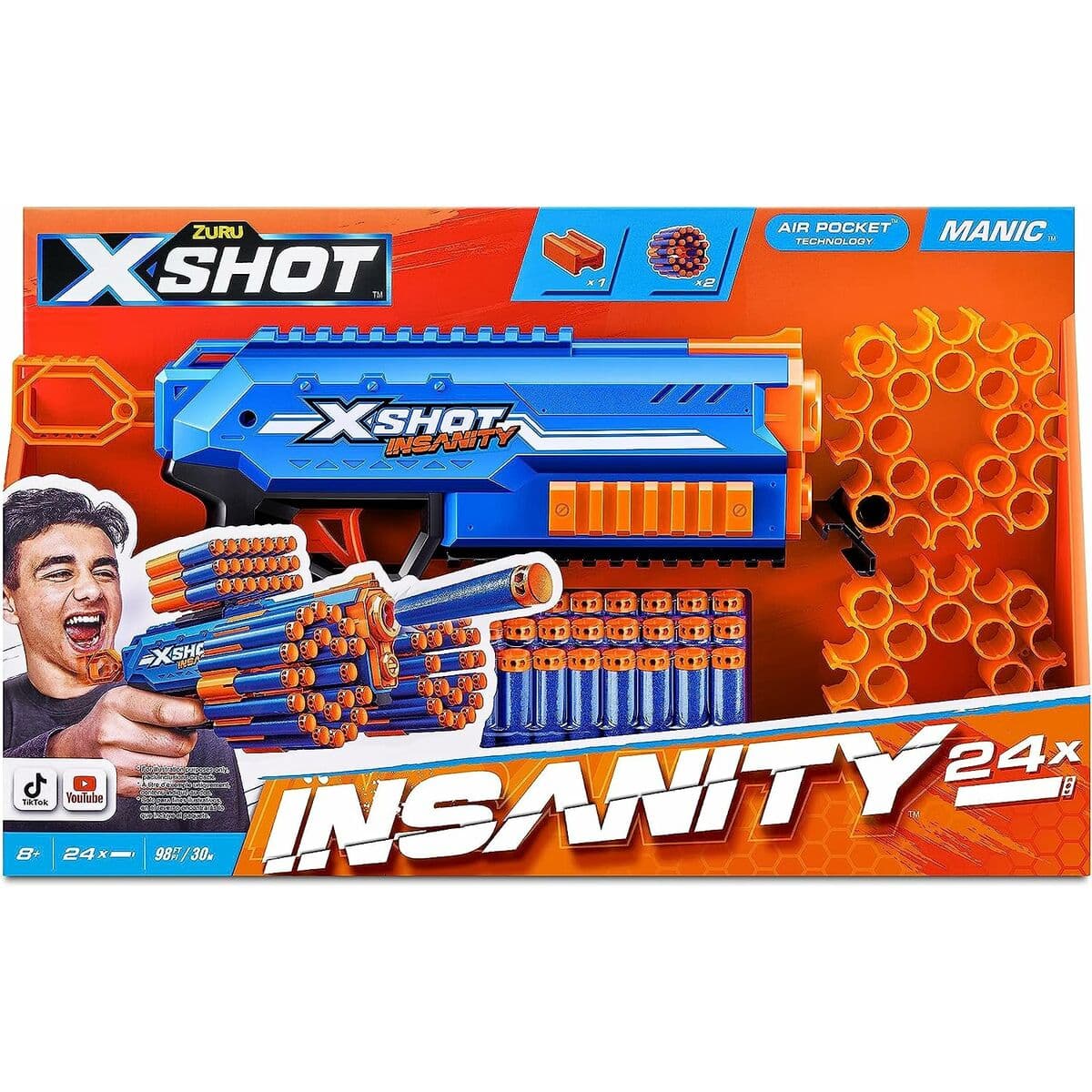 Šautriņu ierocis X-Shot Insanity- Manic - Image 2