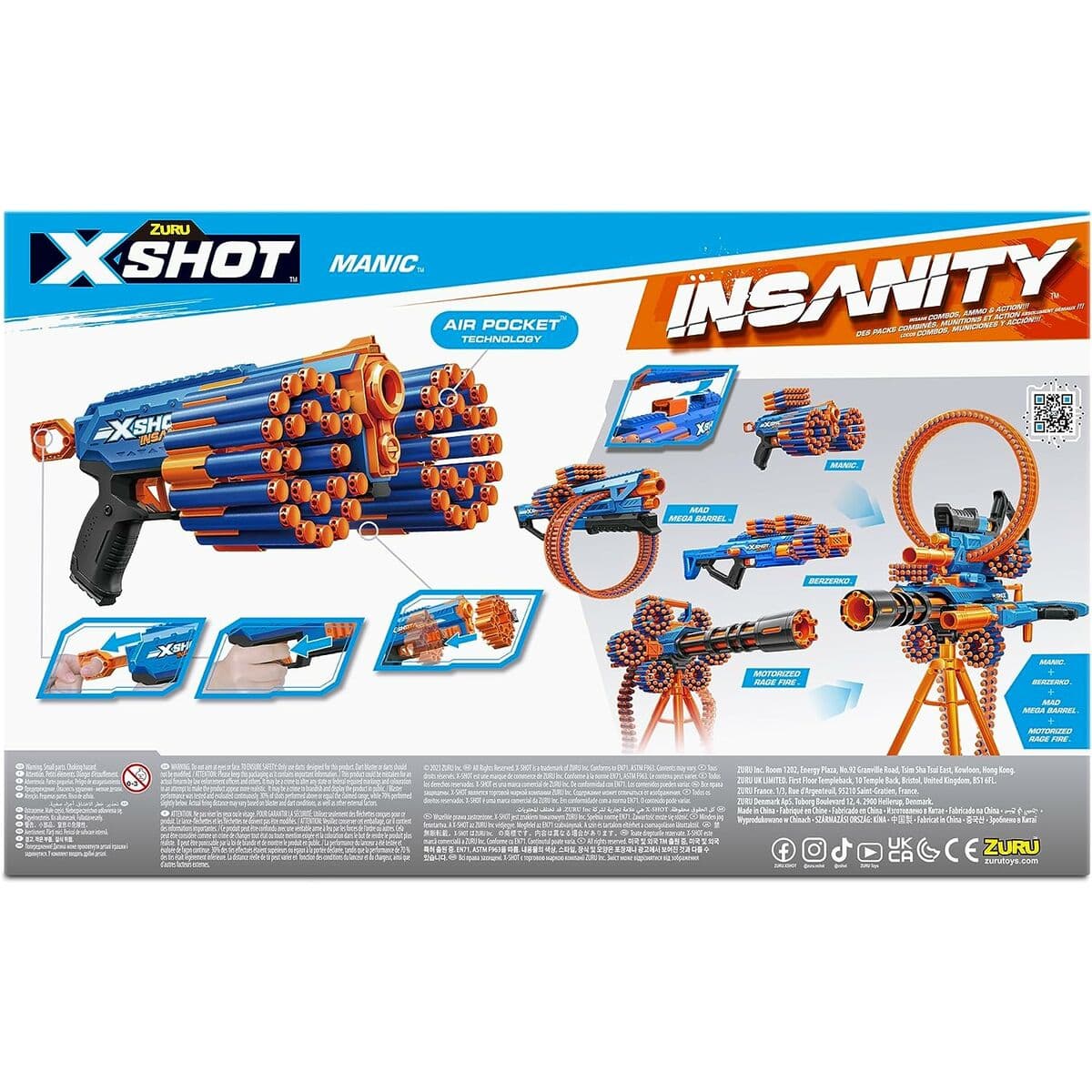 Šautriņu ierocis X-Shot Insanity- Manic - Image 6