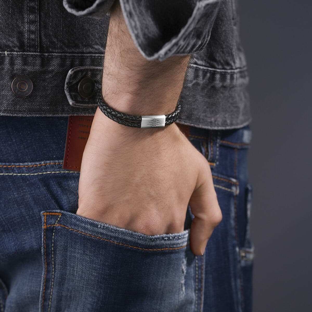 Bracelet Homme Police PEAGB0039602 Noir - Image 4
